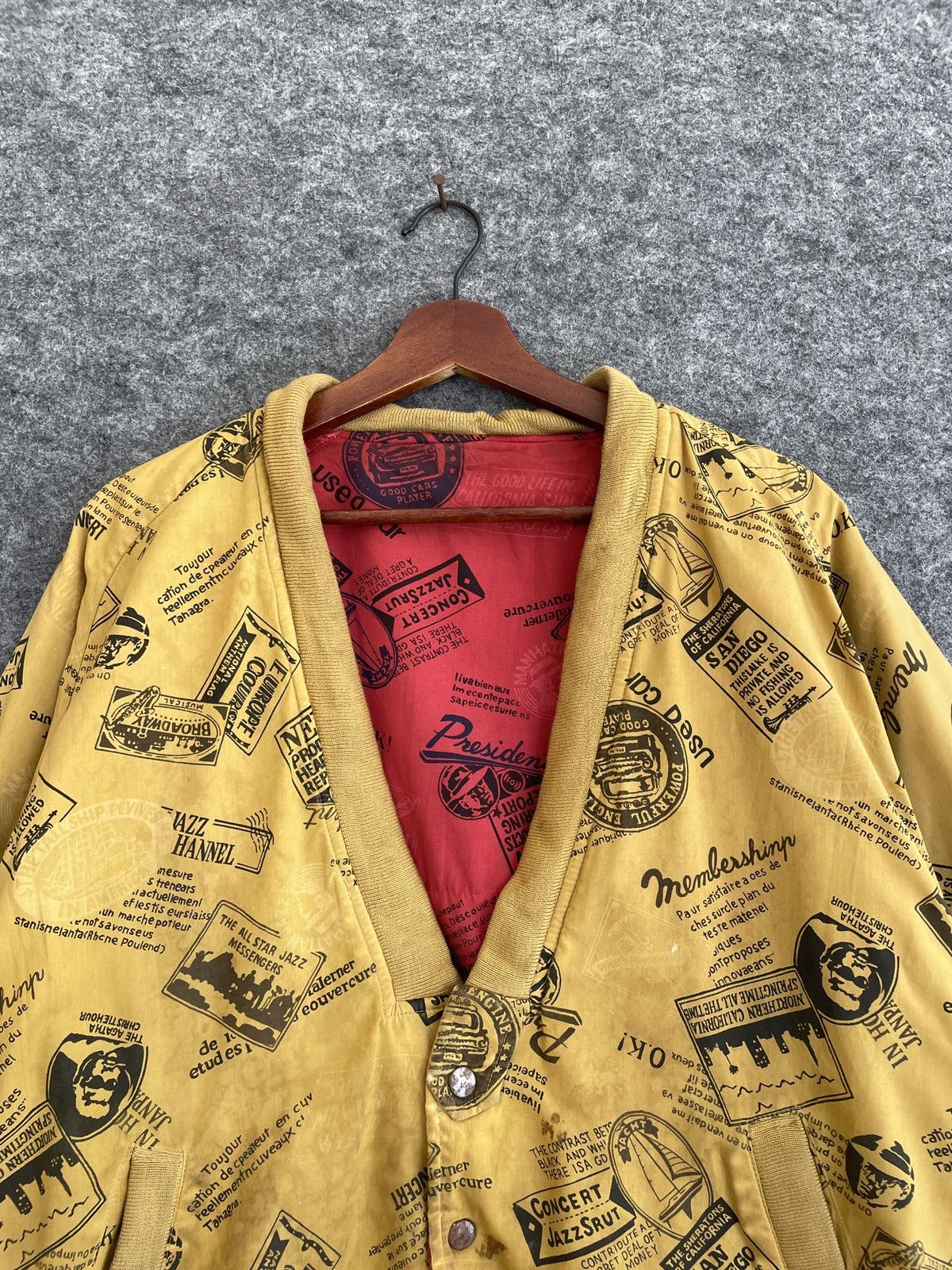 Japanese Brand VINTAGE GOLDEN DAYS OVERPRINTED JACKET Size US L / EU 52-54 / 3 - 3 Thumbnail
