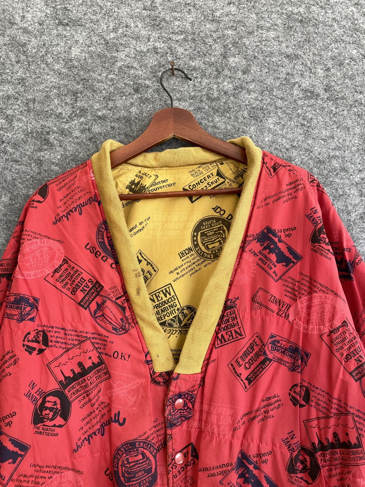 Japanese Brand VINTAGE GOLDEN DAYS OVERPRINTED JACKET Size US L / EU 52-54 / 3 - 6 Thumbnail