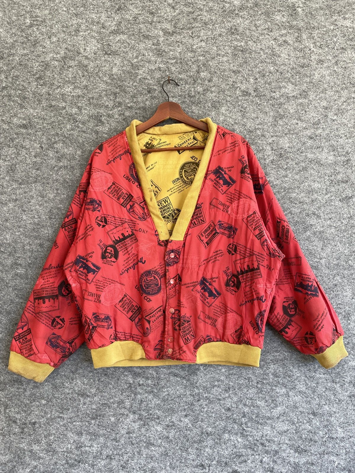 Japanese Brand VINTAGE GOLDEN DAYS OVERPRINTED JACKET Size US L / EU 52-54 / 3 - 2 Thumbnail