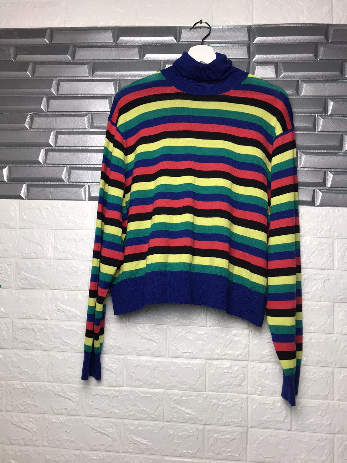 Jw Anderson Striped Long sweater turtleneck female