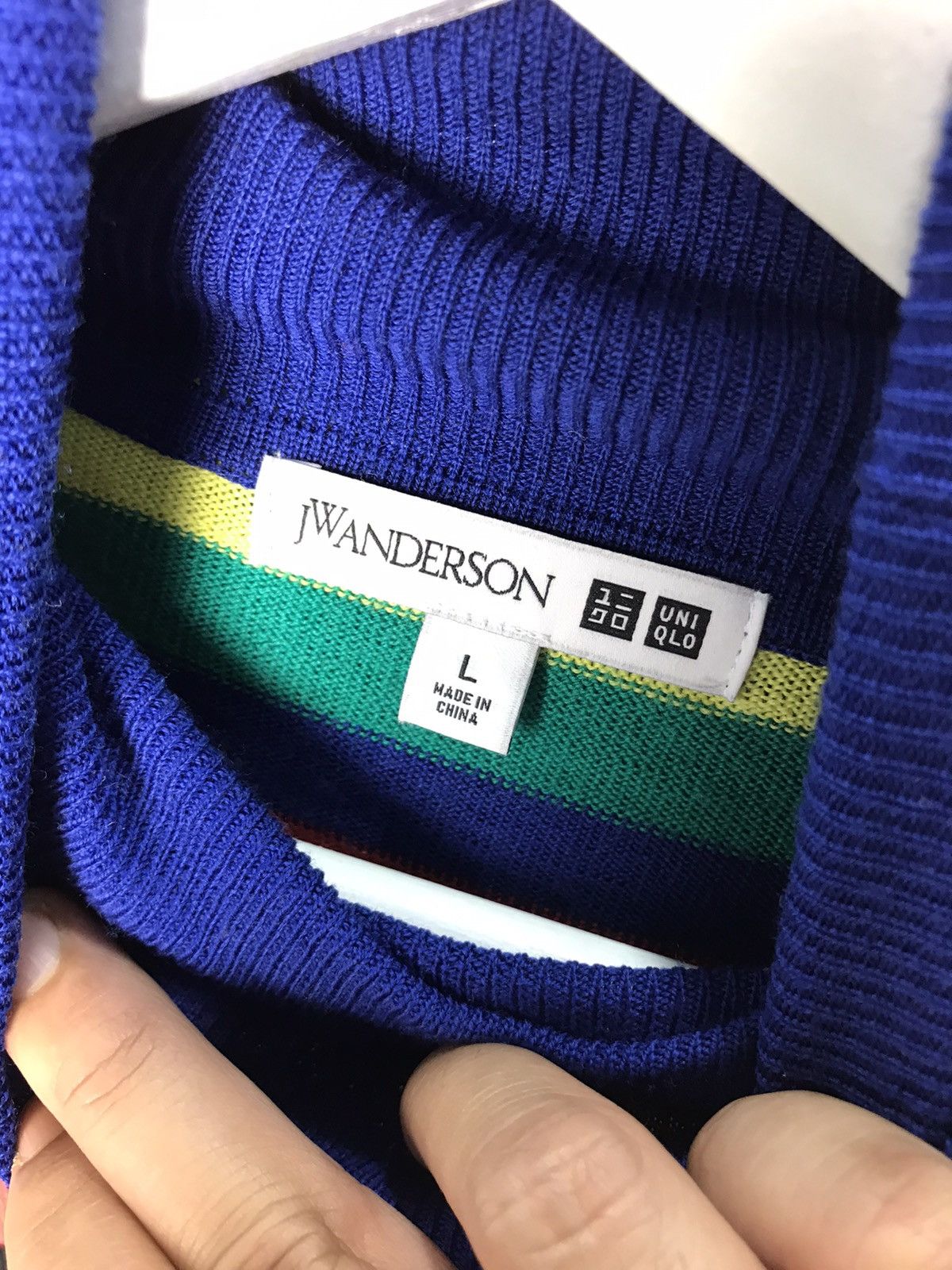 JW Anderson × Uniqlo Jw Anderson Striped Long sweater turtleneck female Size M / US 6-8 / IT 42-44 - 3 Thumbnail