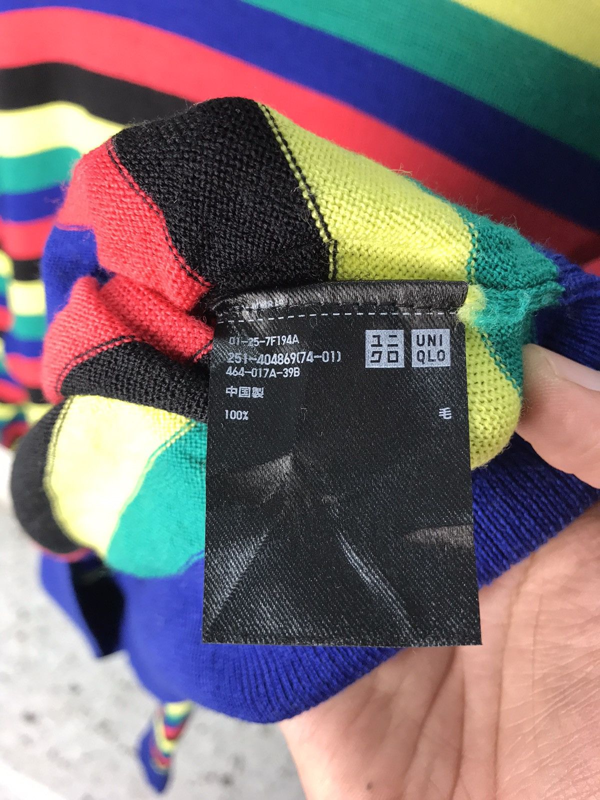 JW Anderson × Uniqlo Jw Anderson Striped Long sweater turtleneck female Size M / US 6-8 / IT 42-44 - 4 Thumbnail