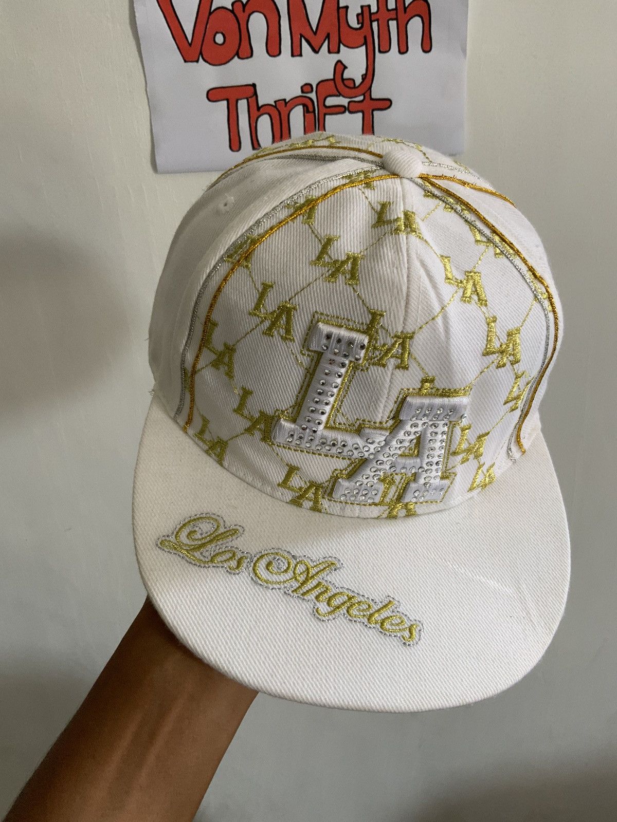 If Six Was Nine Los Angeles LA Diamond Hat Size ONE SIZE - 7 Thumbnail