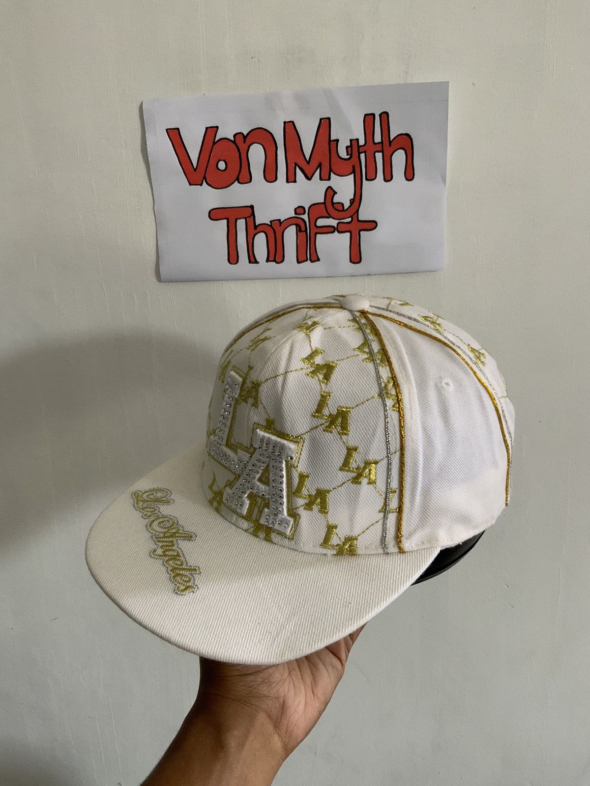 If Six Was Nine Los Angeles LA Diamond Hat Size ONE SIZE - 2 Thumbnail