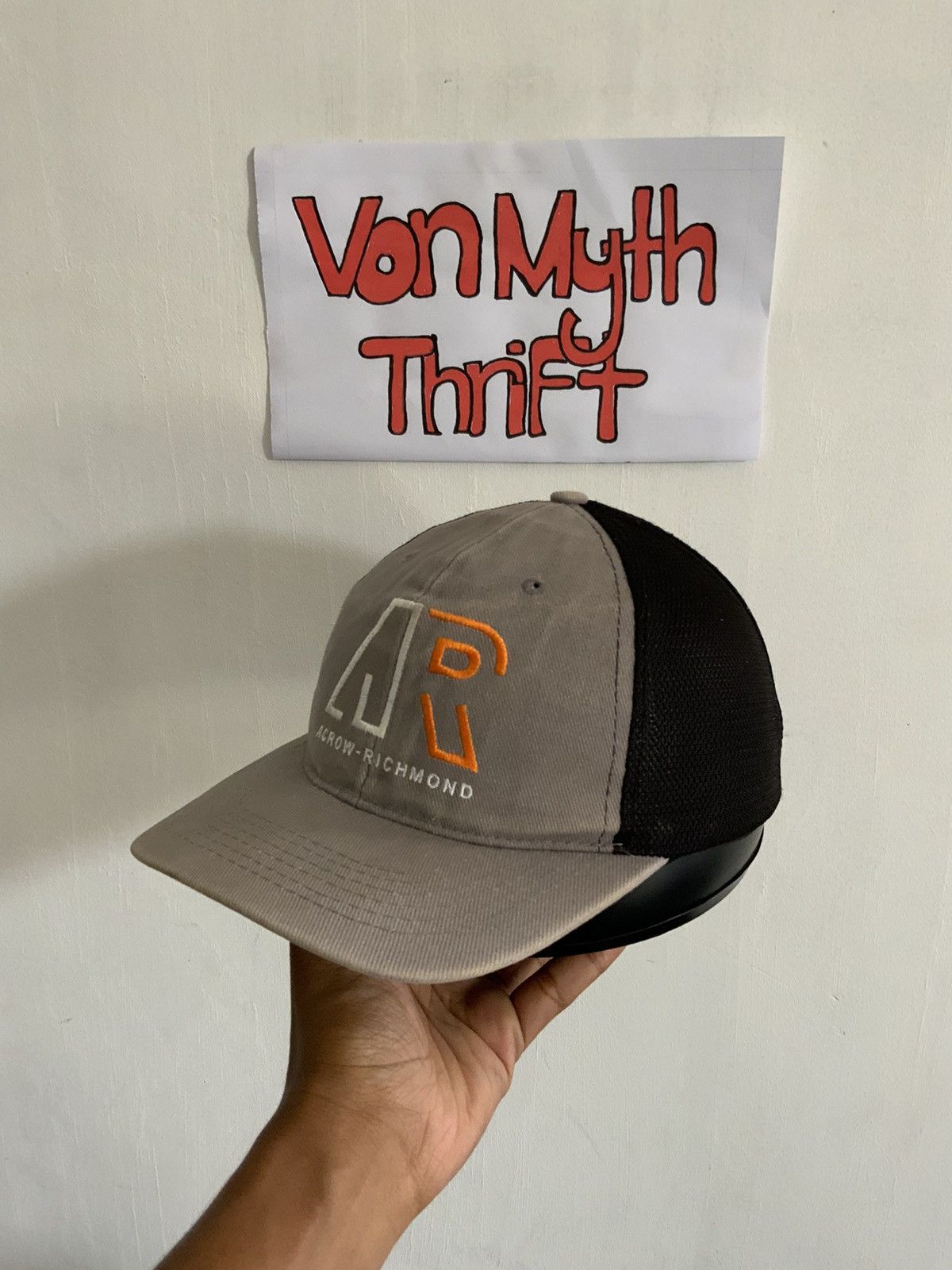 Designer Acrow Richmond Spellout Trucker Hat Size ONE SIZE - 1 Thumbnail