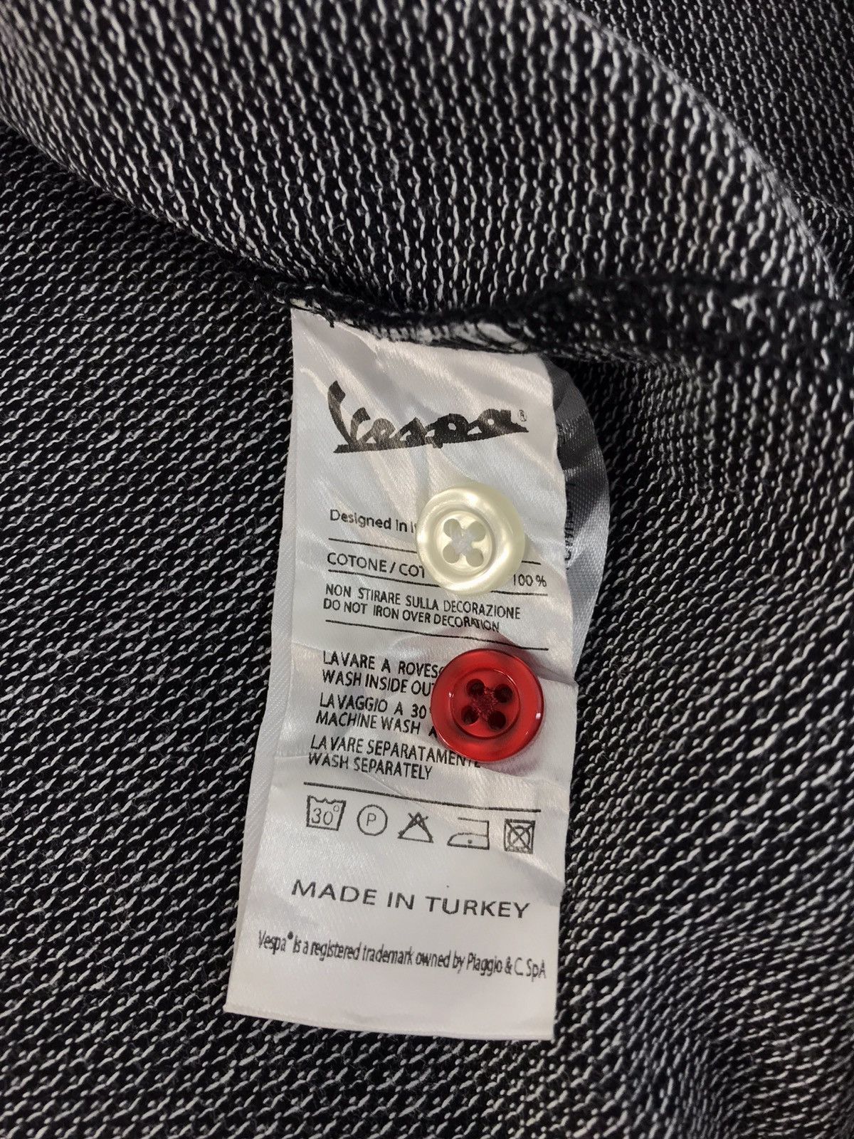 Japanese Brand Vintage Vespa Trademark Owned By Piaggio & Cspa Size US L / EU 52-54 / 3 - 6 Thumbnail