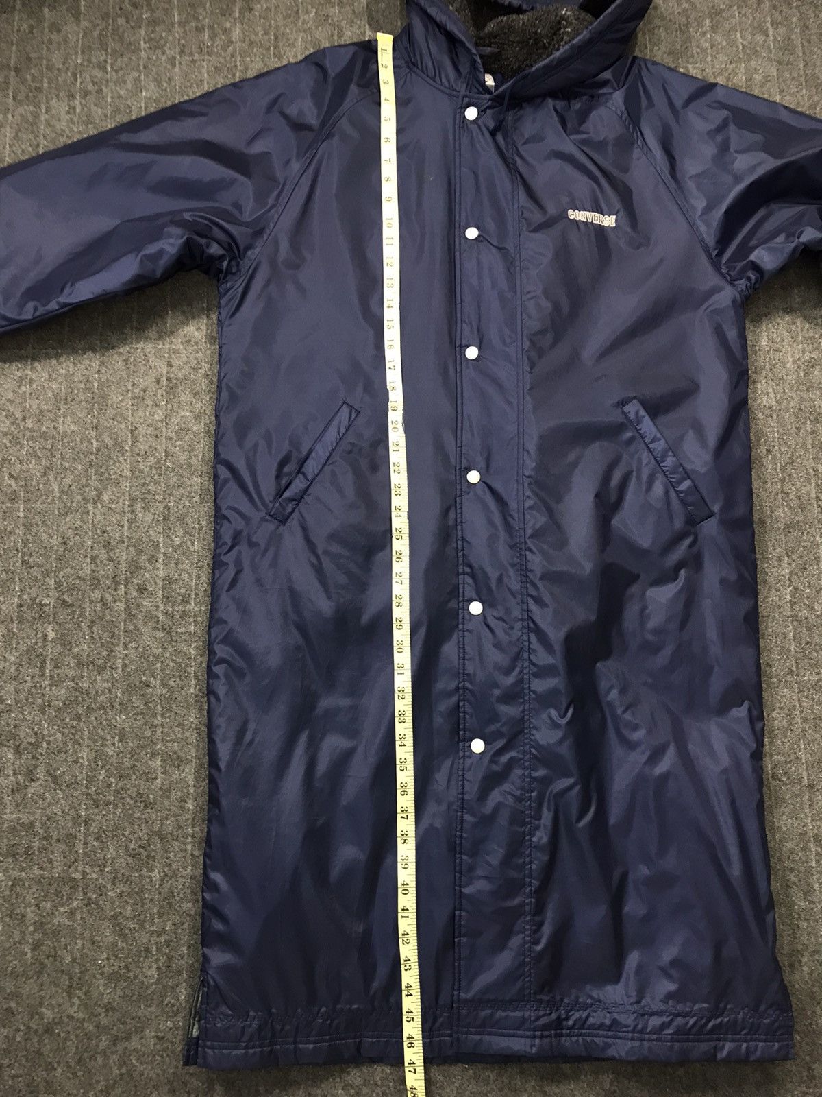 Converse Vtg Converse Parkas Snap Button Hoodie design Size US XL / EU 56 / 4 - 14 Thumbnail