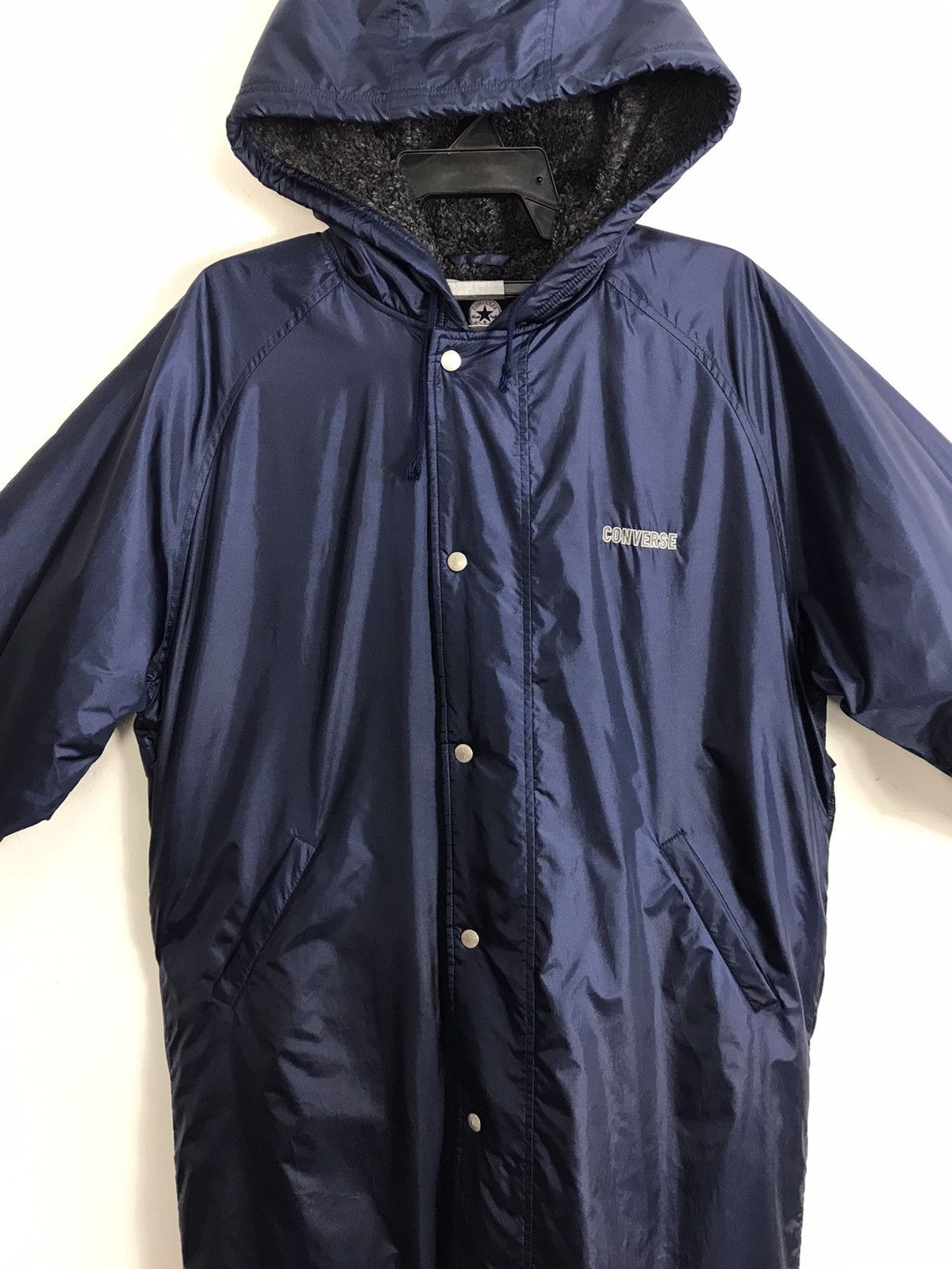 Converse Vtg Converse Parkas Snap Button Hoodie design Size US XL / EU 56 / 4 - 3 Thumbnail