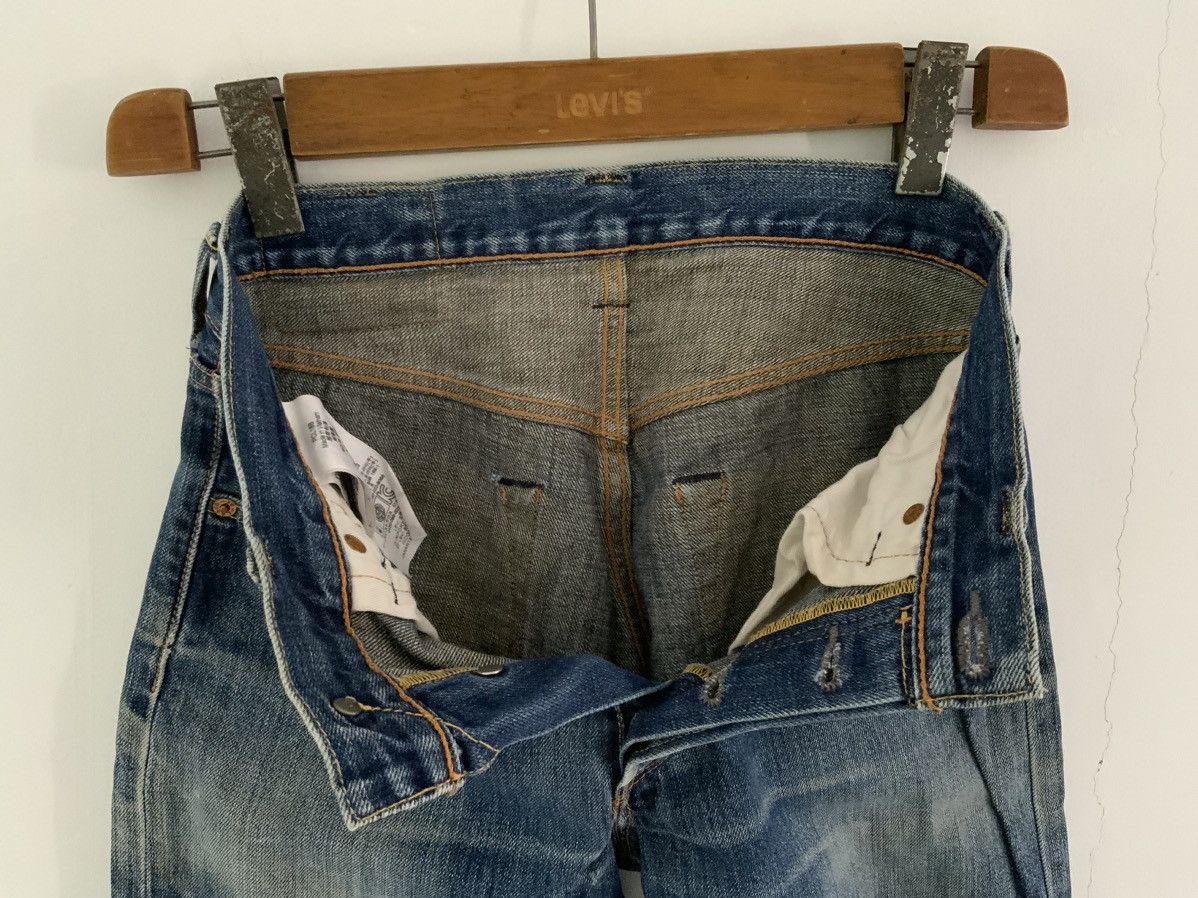 Unsound Rags Levi’s 501 Light Acid Wash Distressed Denim Jean Size US 30 / EU 46 - 14 Thumbnail