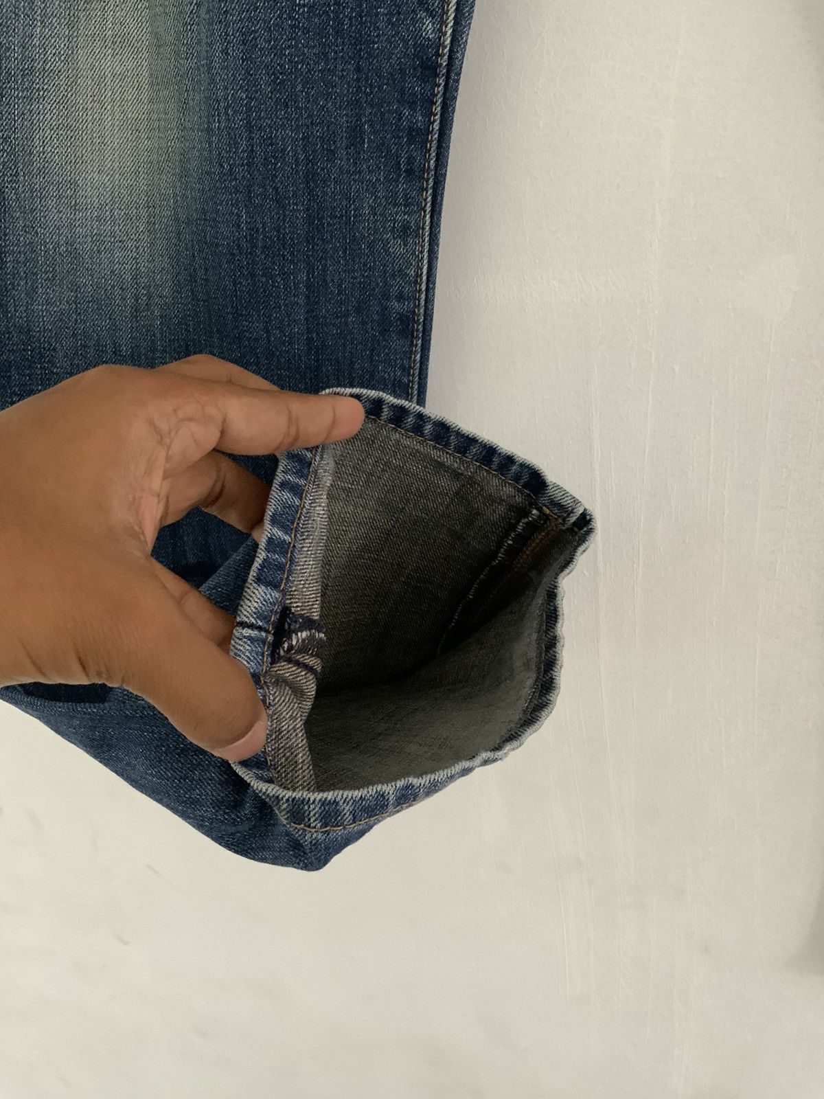 Unsound Rags Levi’s 501 Light Acid Wash Distressed Denim Jean Size US 30 / EU 46 - 8 Thumbnail