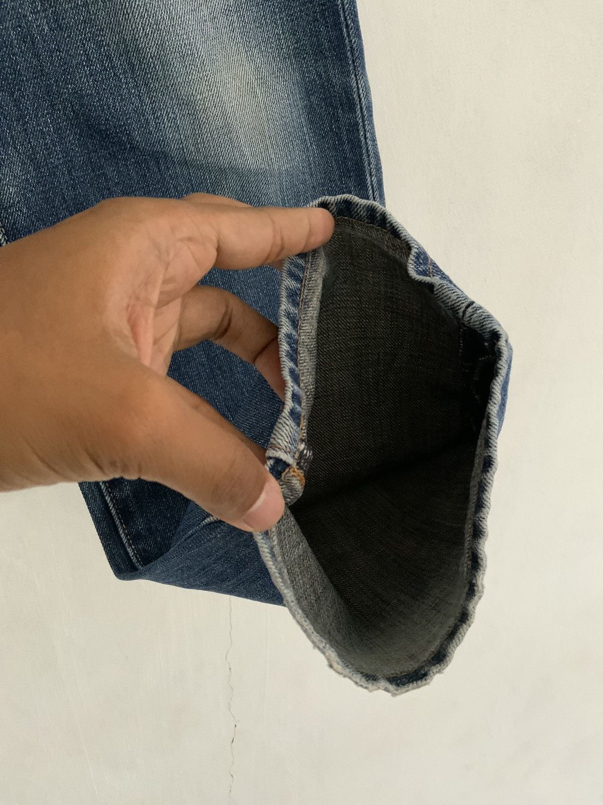 Unsound Rags Levi’s 501 Light Acid Wash Distressed Denim Jean Size US 30 / EU 46 - 7 Thumbnail