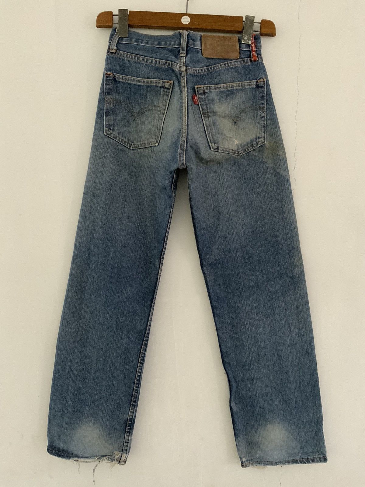 Levi's Vintage Big E Levi’s Selvedge Distressed Jeans Size US 28 / EU 44 - 2 Thumbnail