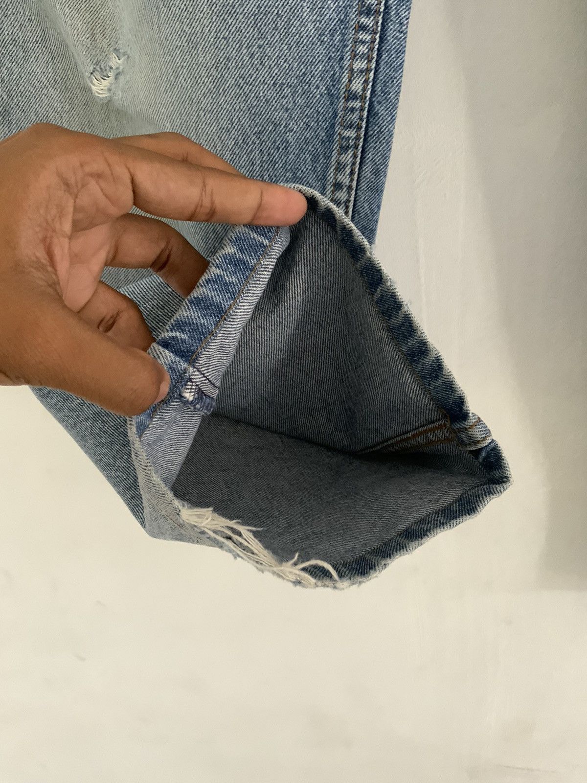 Levi's Vintage Levi’s Orange Tag Distressed Light Wash Acid Jean Size US 29 - 7 Thumbnail