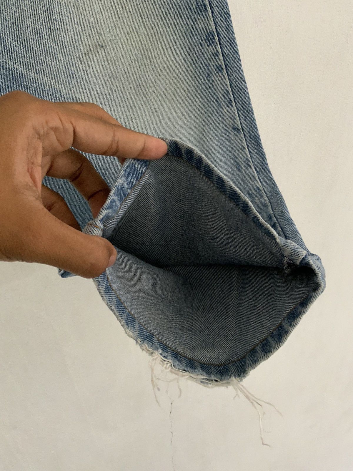 Levi's Vintage Levi’s Orange Tag Distressed Light Wash Acid Jean Size US 29 - 6 Thumbnail