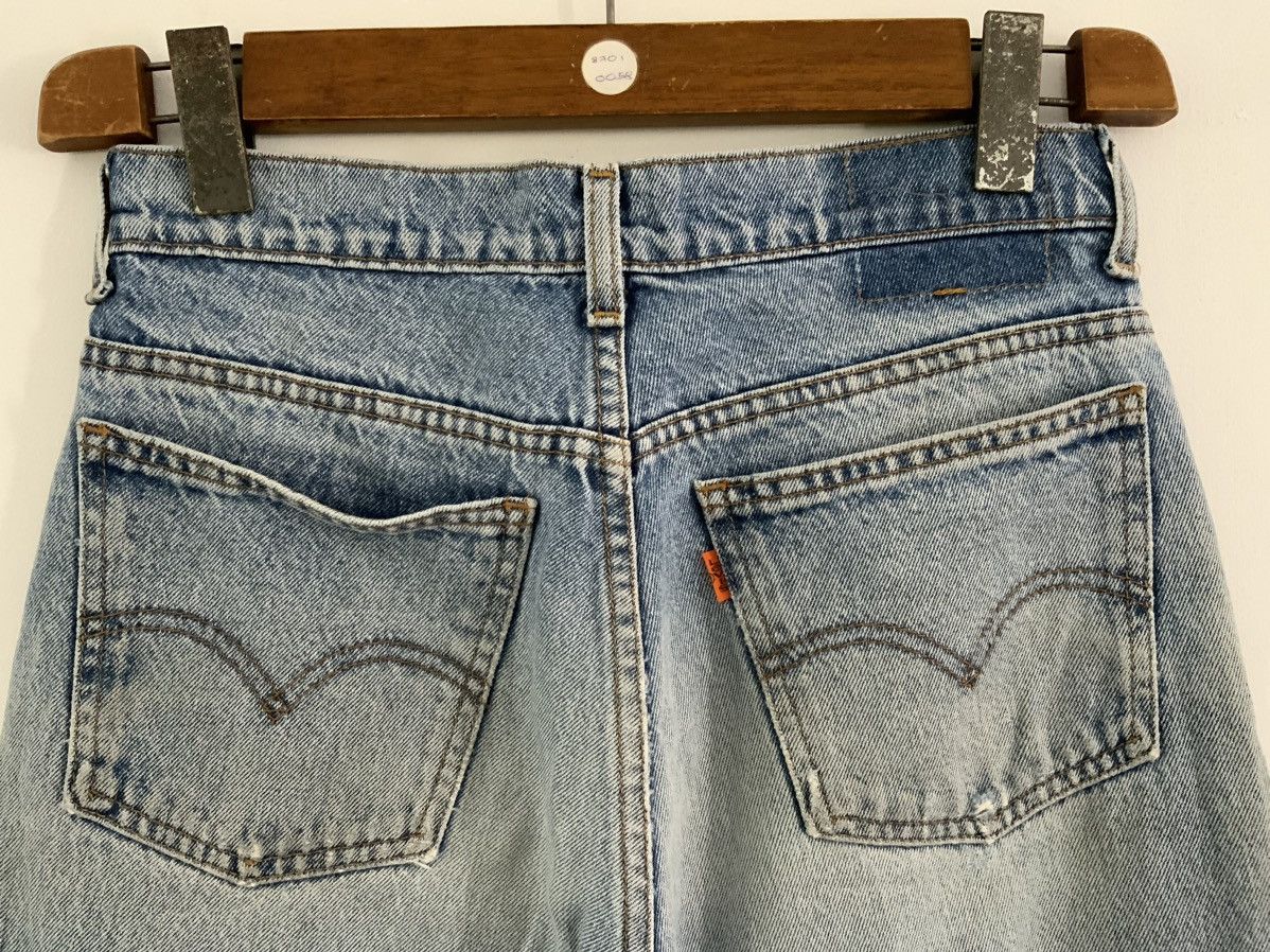 Levi's Vintage Levi’s Orange Tag Distressed Light Wash Acid Jean Size US 29 - 8 Thumbnail