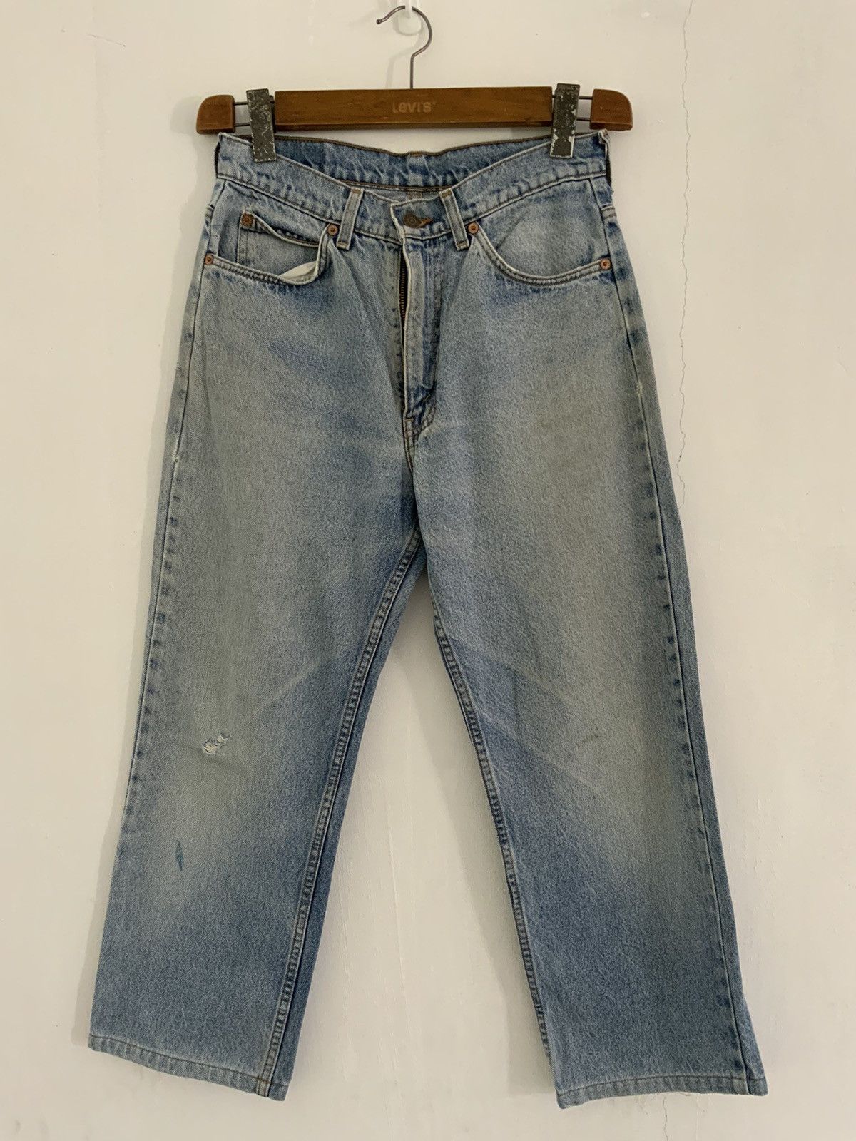 Levi's Vintage Levi’s Orange Tag Distressed Light Wash Acid Jean Size US 29 - 1 Thumbnail