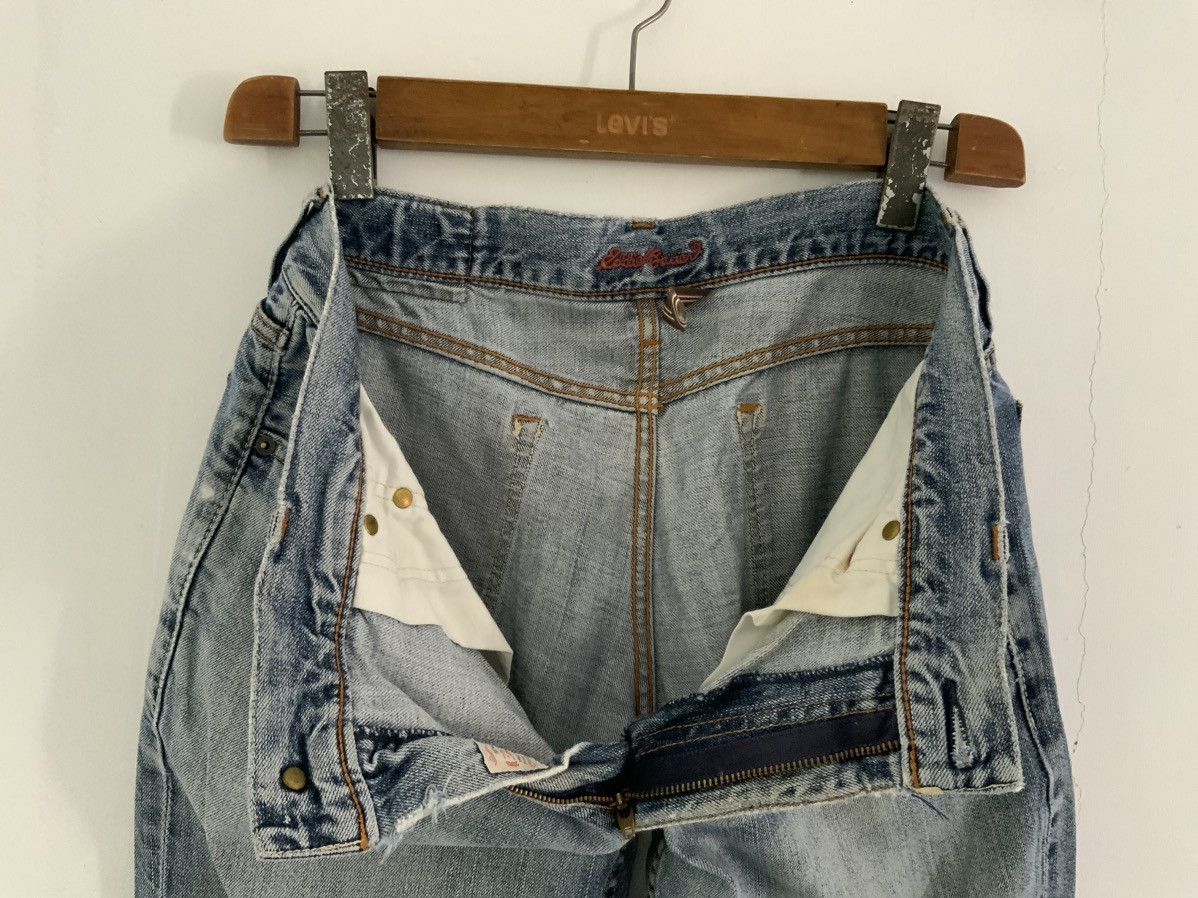 Eddie Bauer Eddie Bauer Distressed Denim Jean Size US 35 - 14 Thumbnail