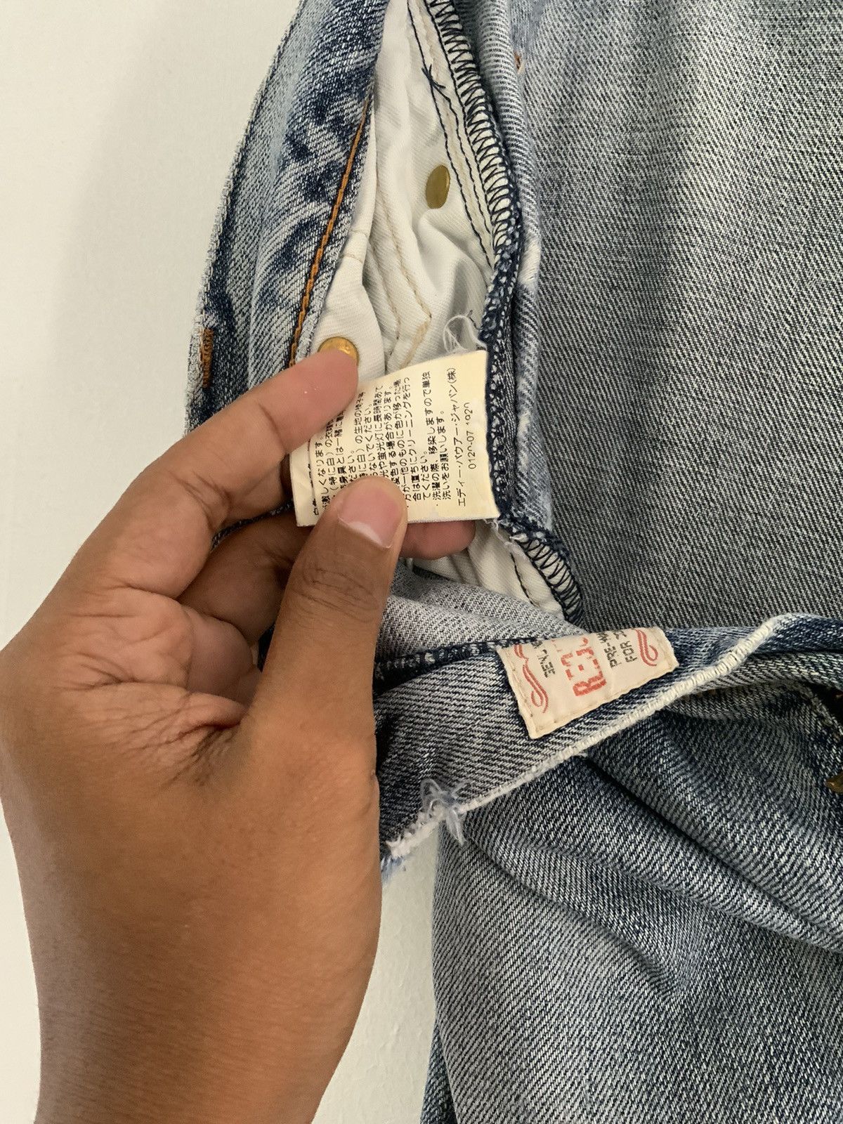 Eddie Bauer Eddie Bauer Distressed Denim Jean Size US 35 - 24 Thumbnail
