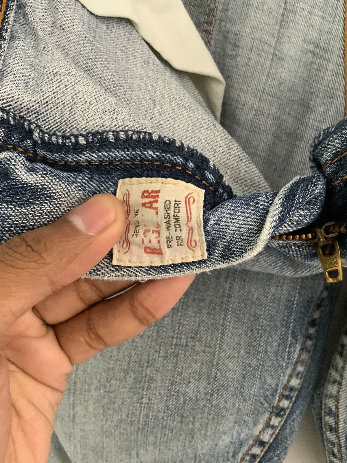 Eddie Bauer Eddie Bauer Distressed Denim Jean Size US 35 - 19 Thumbnail