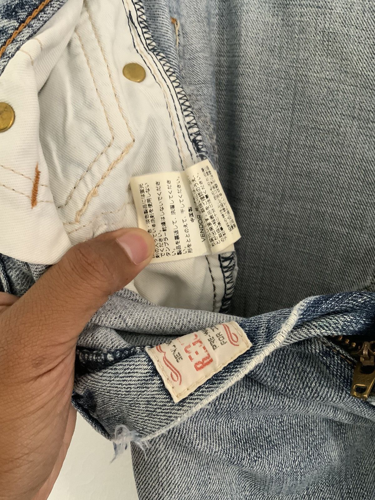 Eddie Bauer Eddie Bauer Distressed Denim Jean Size US 35 - 22 Thumbnail