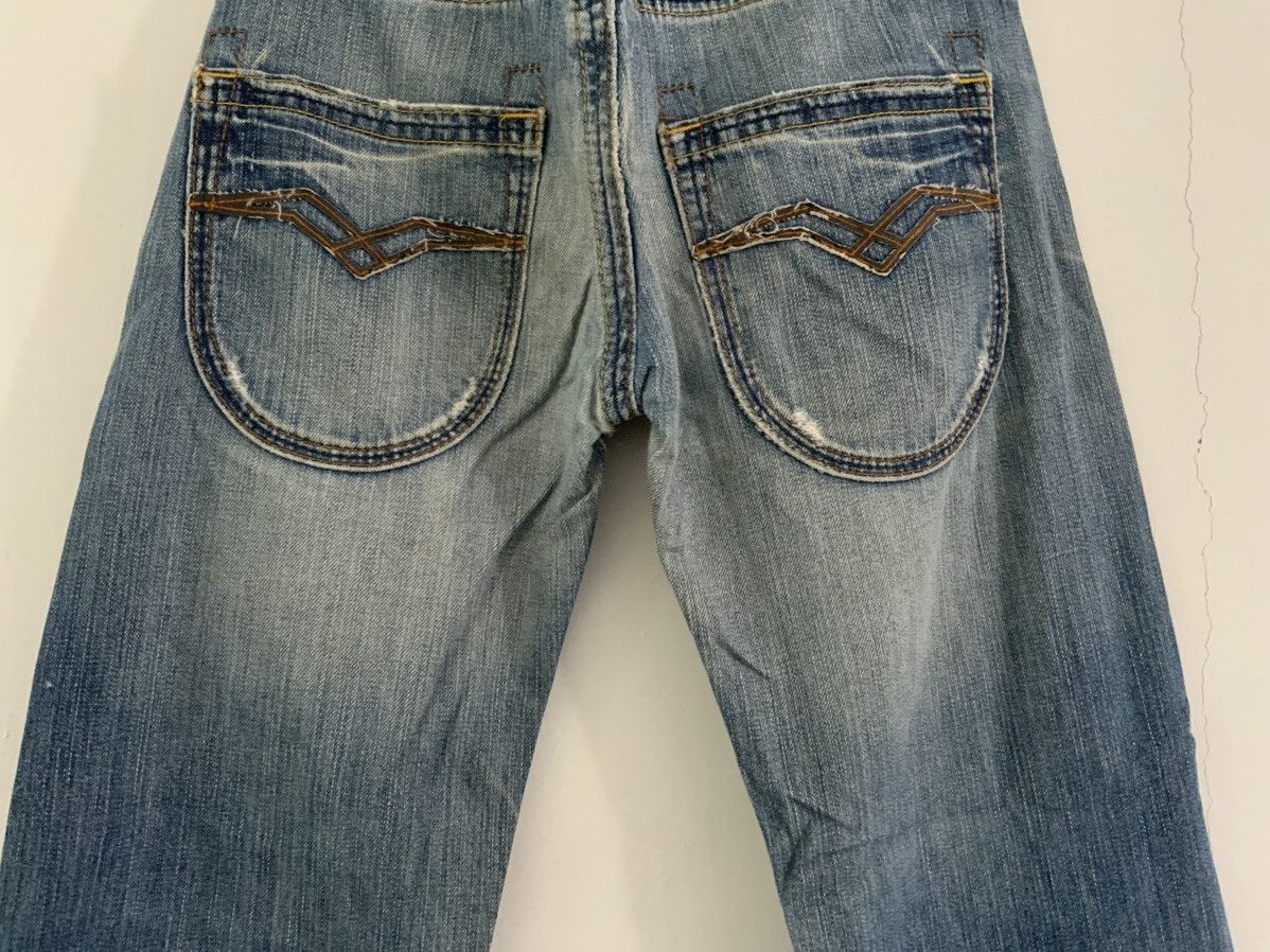 Replay Vintage Replay Non Selvedge Distressed Boot Cut Denim Jean Size US 26 / EU 42 - 10 Thumbnail