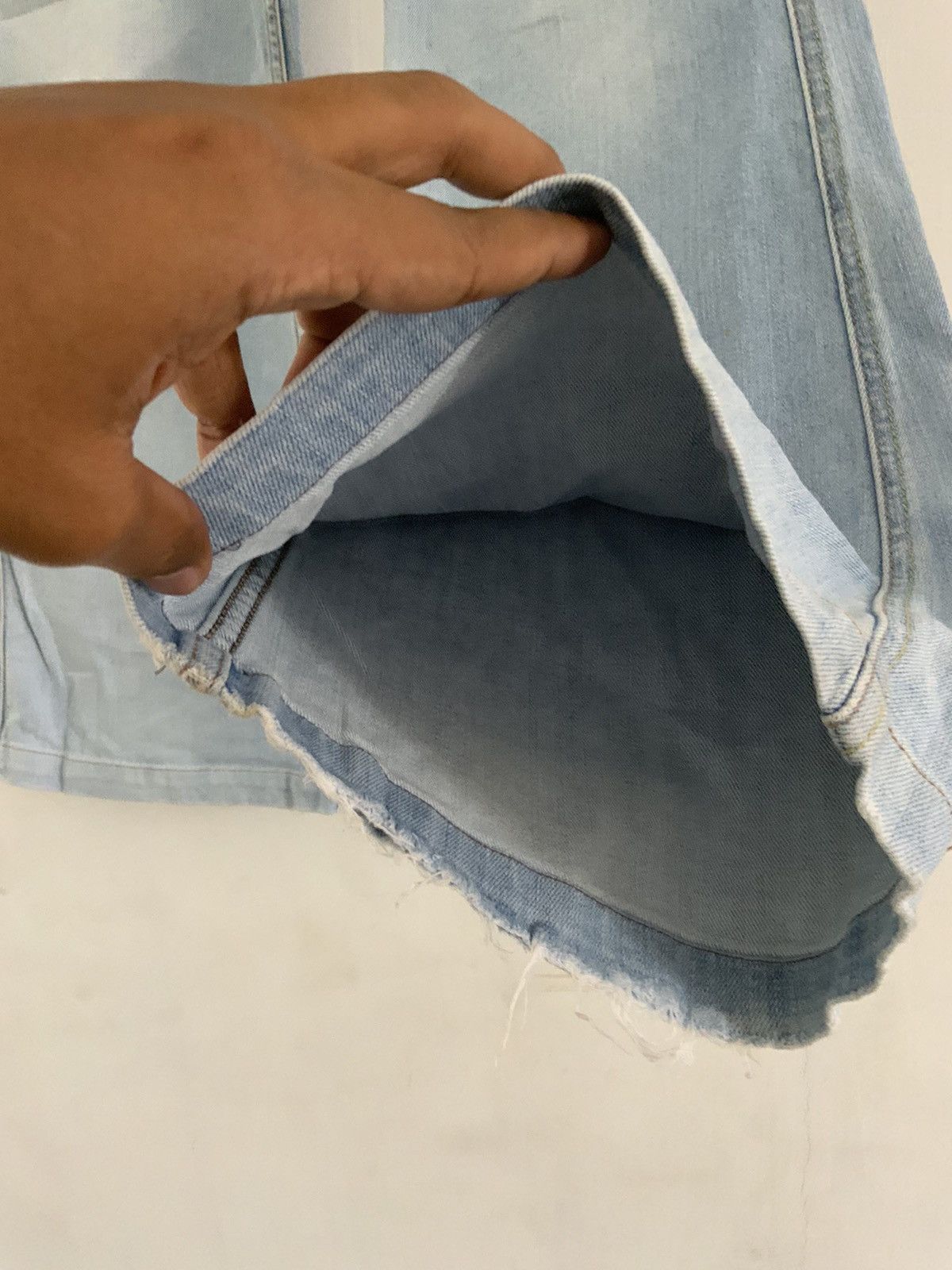 Levi's Vintage Levi’s Strauss Boot Cut Light Wash Distressed Denim Size US 29 - 8 Thumbnail