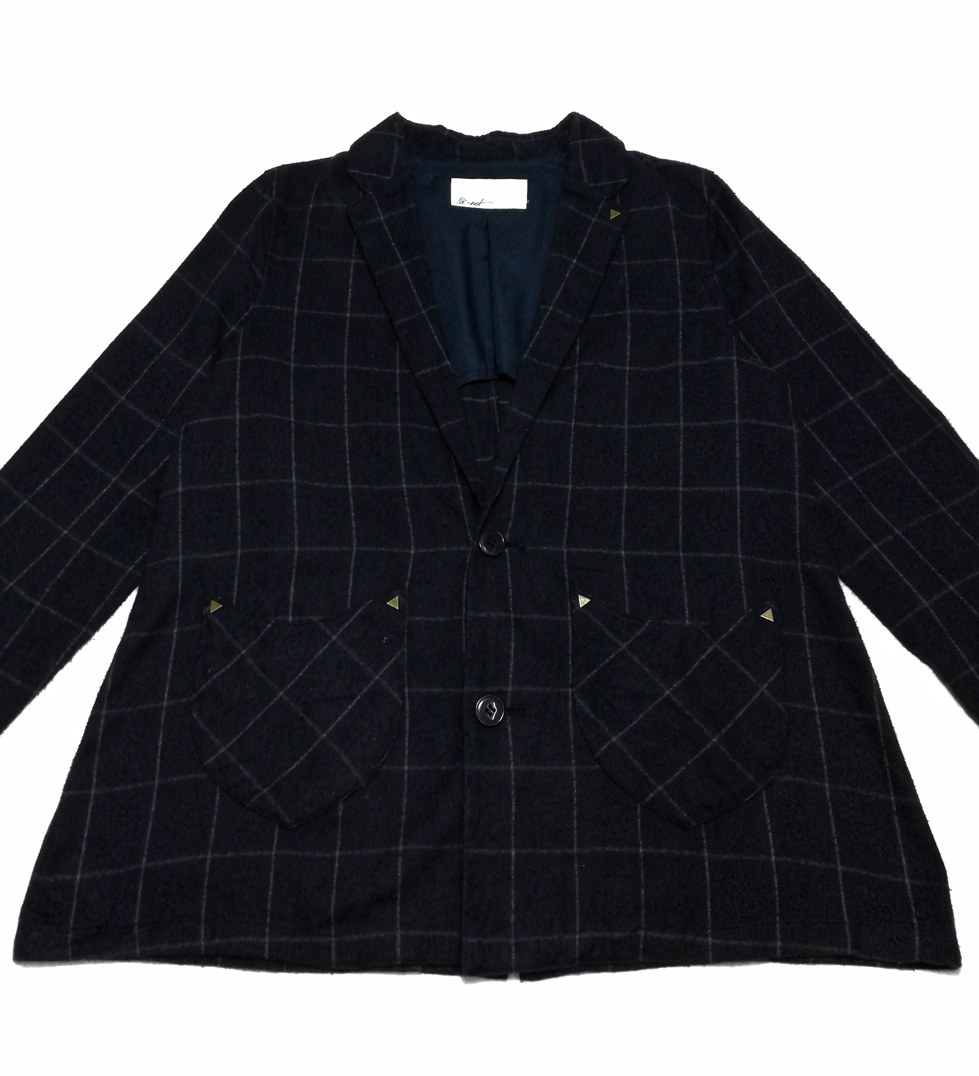 Issey Miyake 🔥Design Ne-net By Issey Miyake Checkered Blazer🔥 Size US XS / EU 42 / 0 - 4 Thumbnail