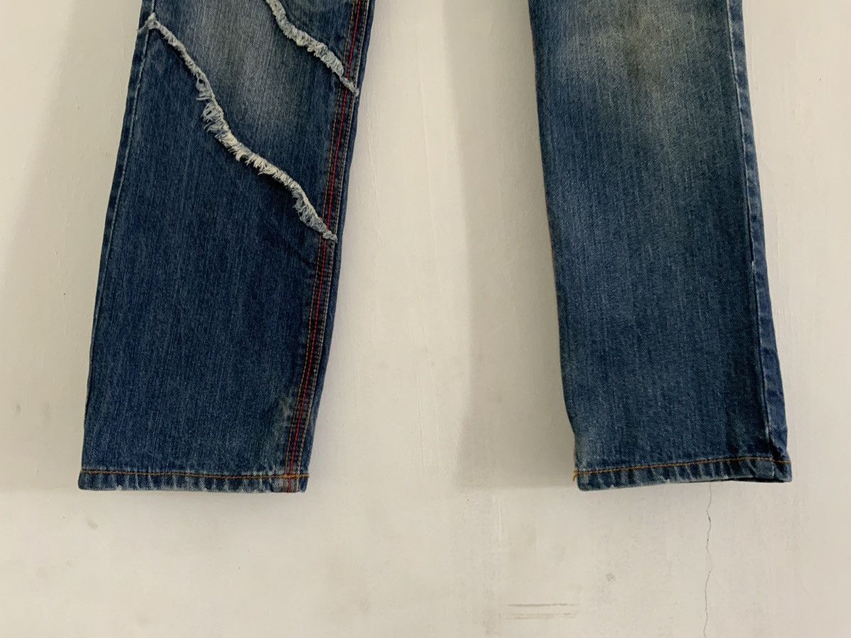 Gotcha Gotcha Spellout Distressed Denim Size US 34 / EU 50 - 5 Thumbnail