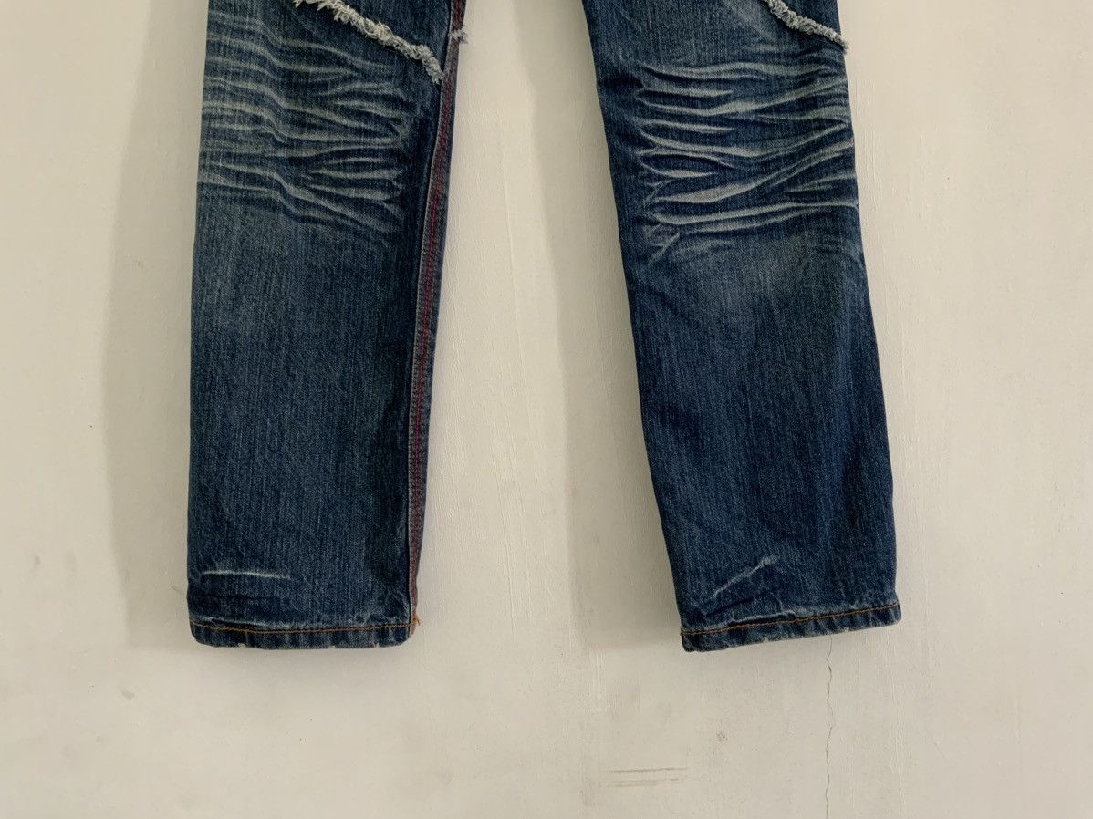 Gotcha Gotcha Spellout Distressed Denim Size US 34 / EU 50 - 10 Thumbnail