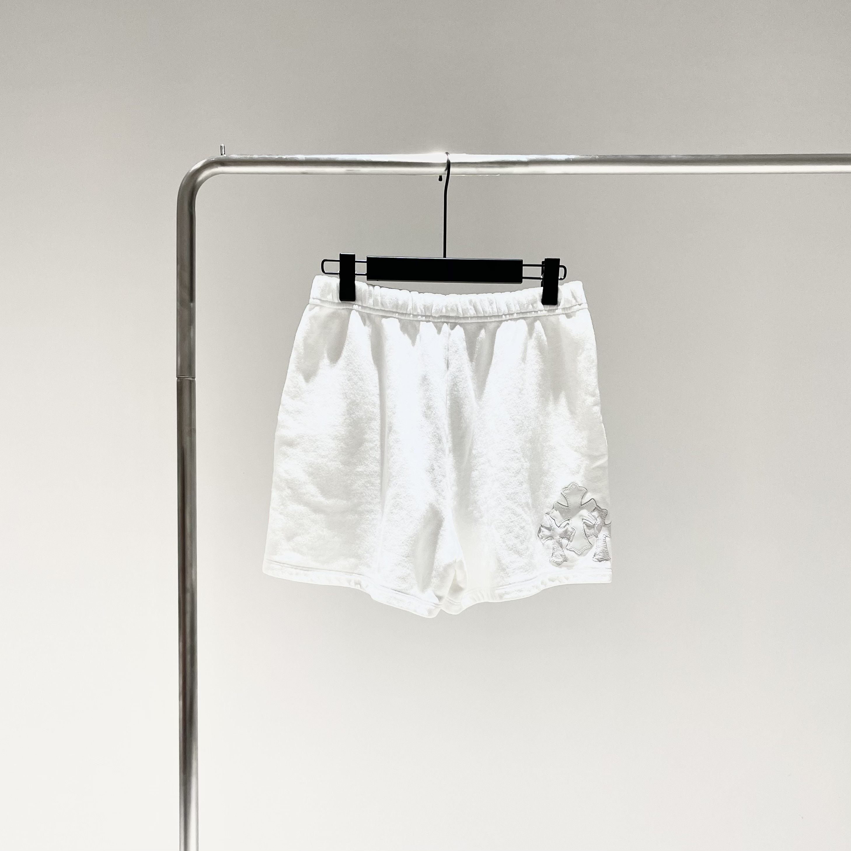 Chrome Hearts Chrome Hearts Triple Cross Leather Patch Logo Shorts Size US 30 / EU 46 - 2 Thumbnail