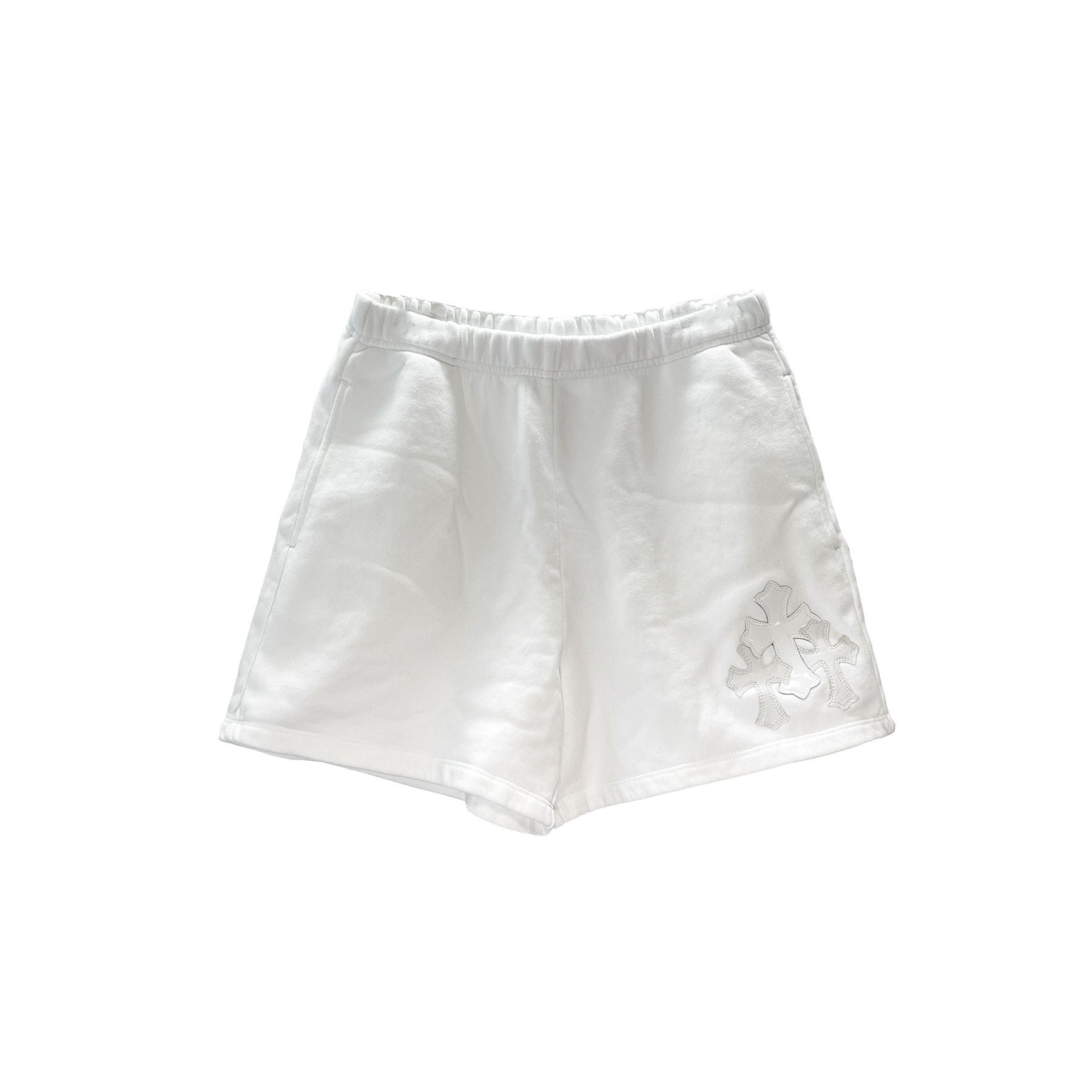 Chrome Hearts Chrome Hearts Triple Cross Leather Patch Logo Shorts Size US 30 / EU 46 - 1 Thumbnail