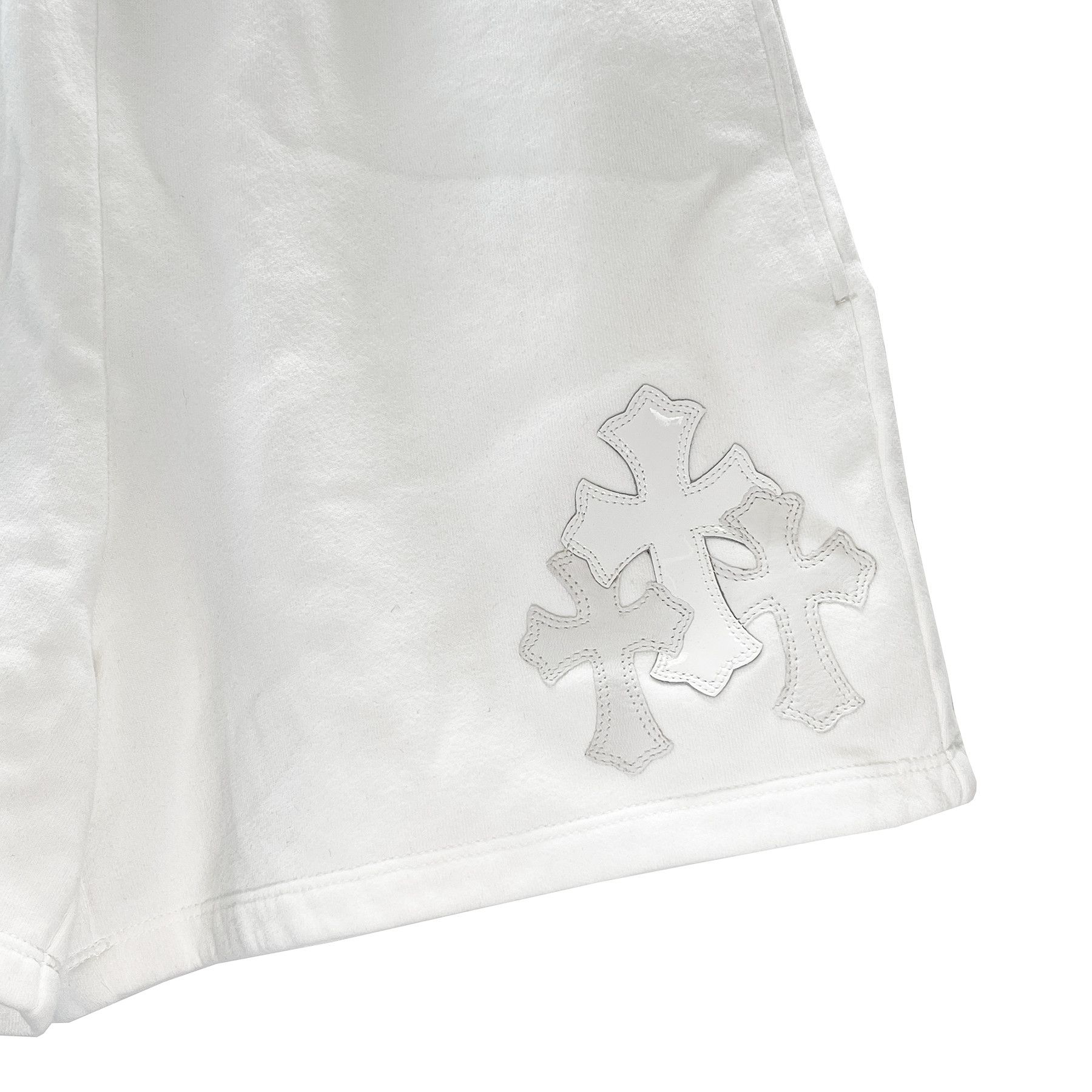 Chrome Hearts Chrome Hearts Triple Cross Leather Patch Logo Shorts Size US 30 / EU 46 - 3 Thumbnail