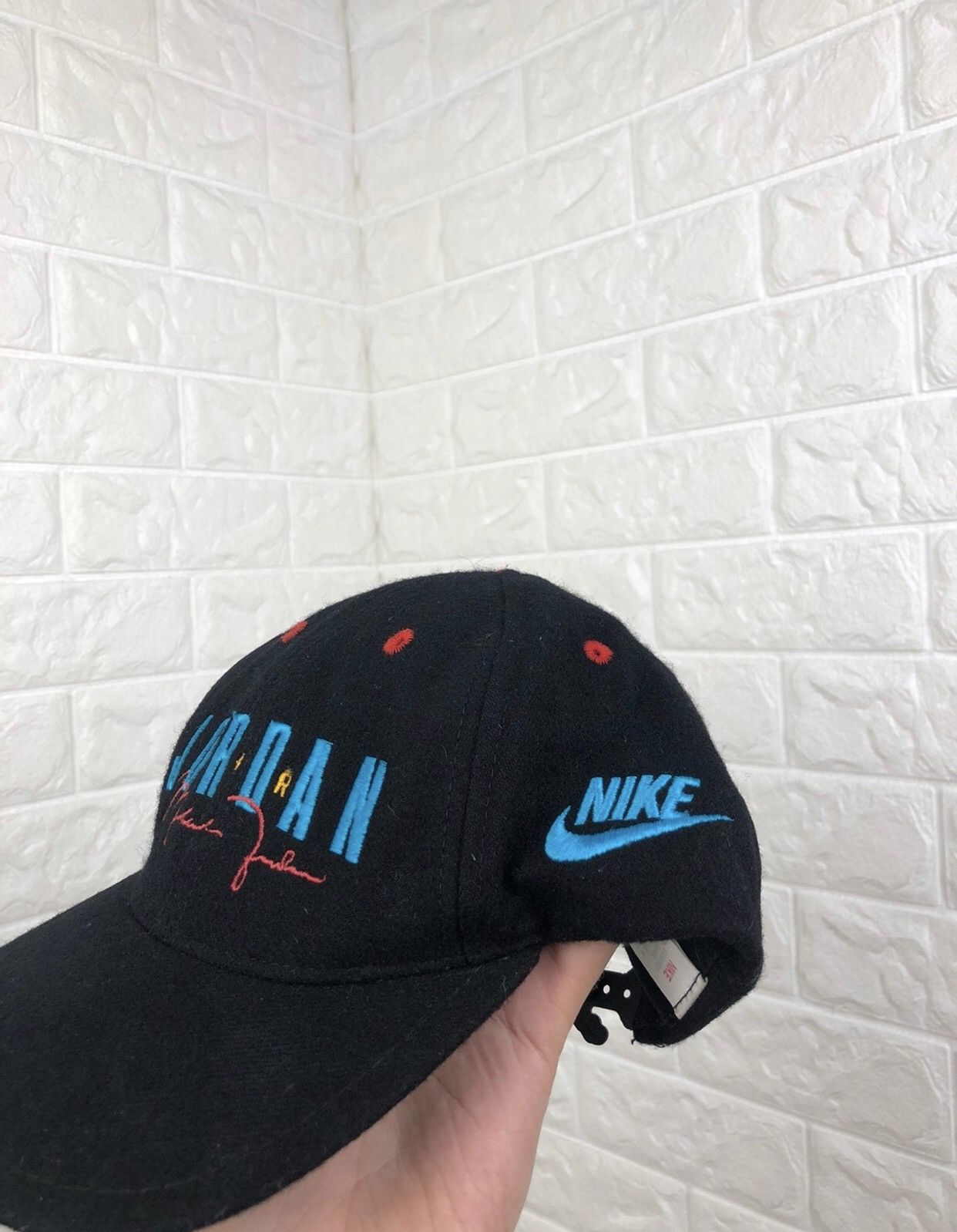 Jordan Brand × Nike Vintage 90s Nike Air Jordan Hat Cap Size ONE SIZE - 2 Thumbnail