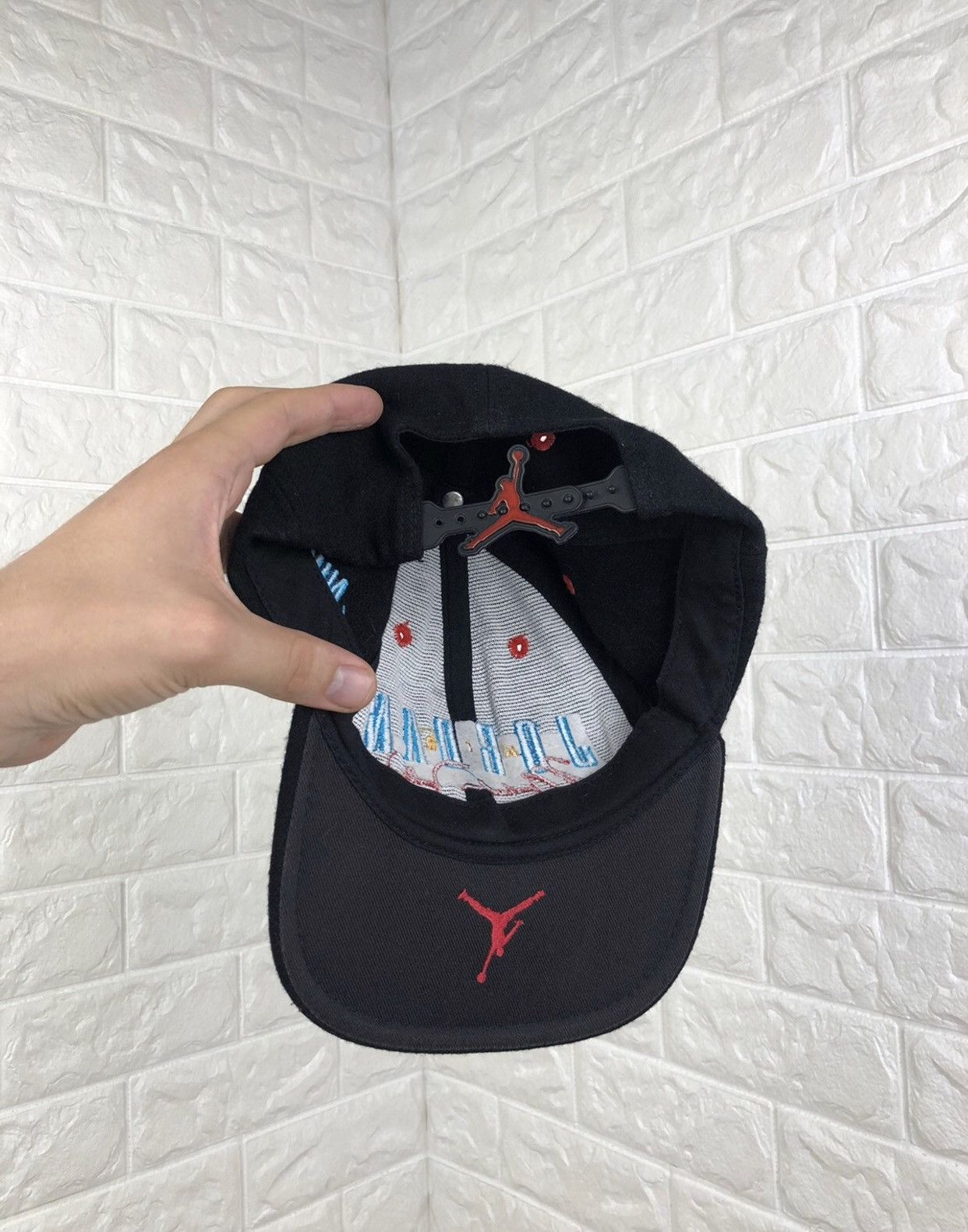 Jordan Brand × Nike Vintage 90s Nike Air Jordan Hat Cap Size ONE SIZE - 6 Thumbnail