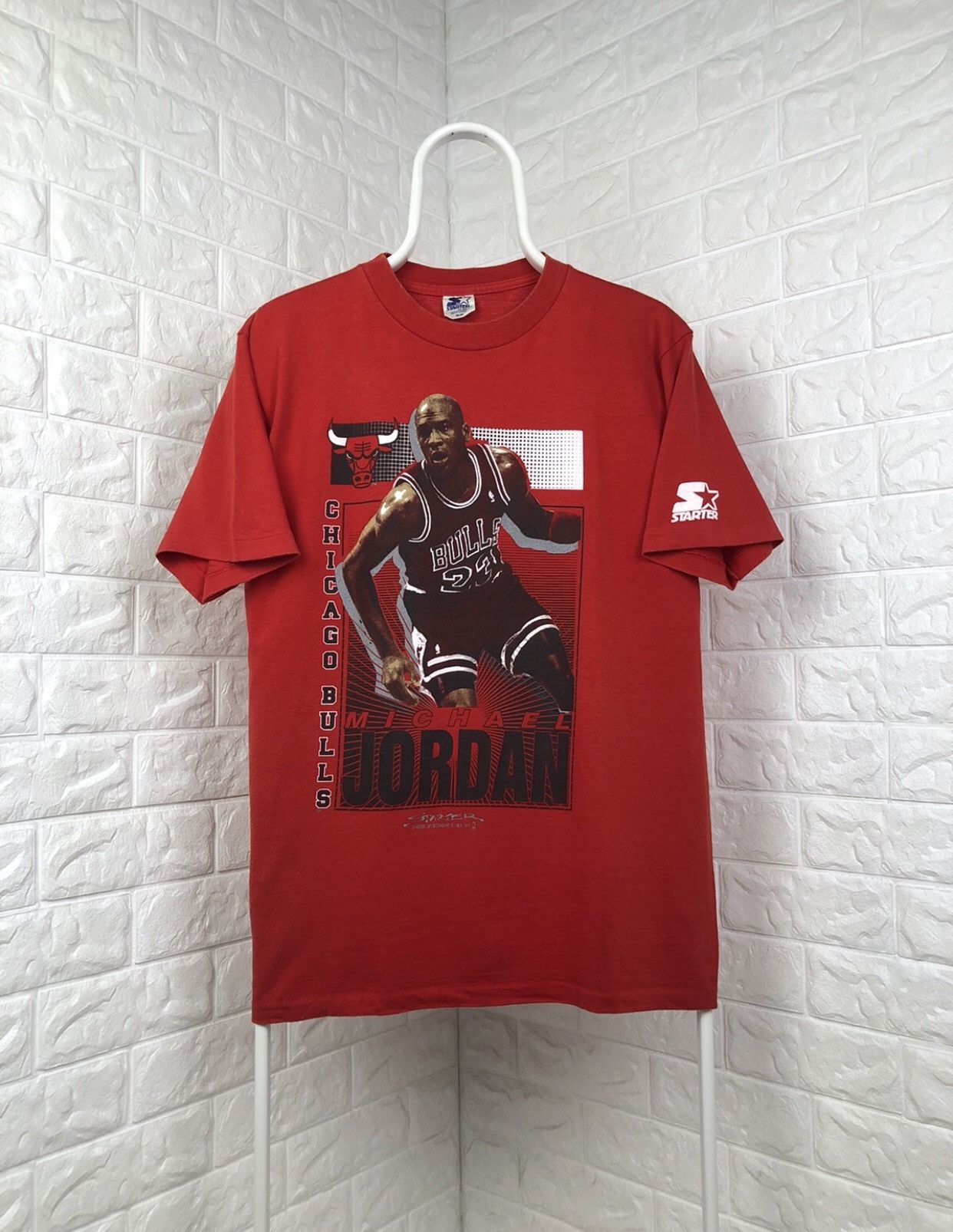 1991 Michael Jordan Chicago Bulls Starter Vintage Shirt - Main Image