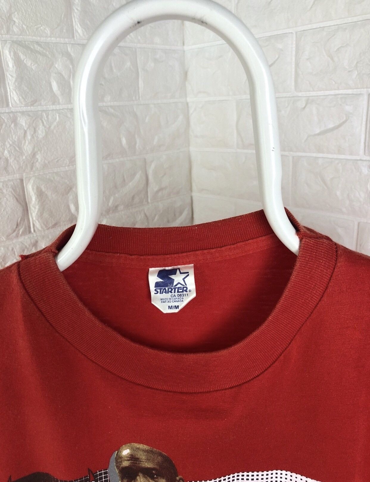 Band Tees × NBA 1991 Michael Jordan Chicago Bulls Starter Vintage Shirt Size US M / EU 48-50 / 2 - 16 Thumbnail
