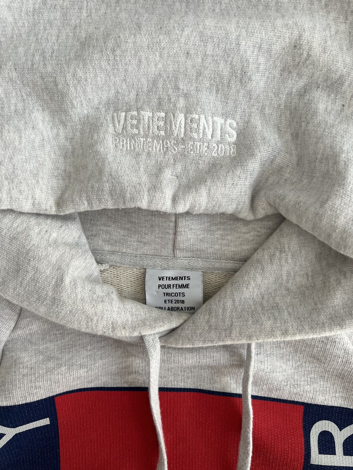 Tommy Hilfiger × Vetements Vetements x Tommy Hilfiger Hoodie Size US S / EU 44-46 / 1 - 4 Thumbnail