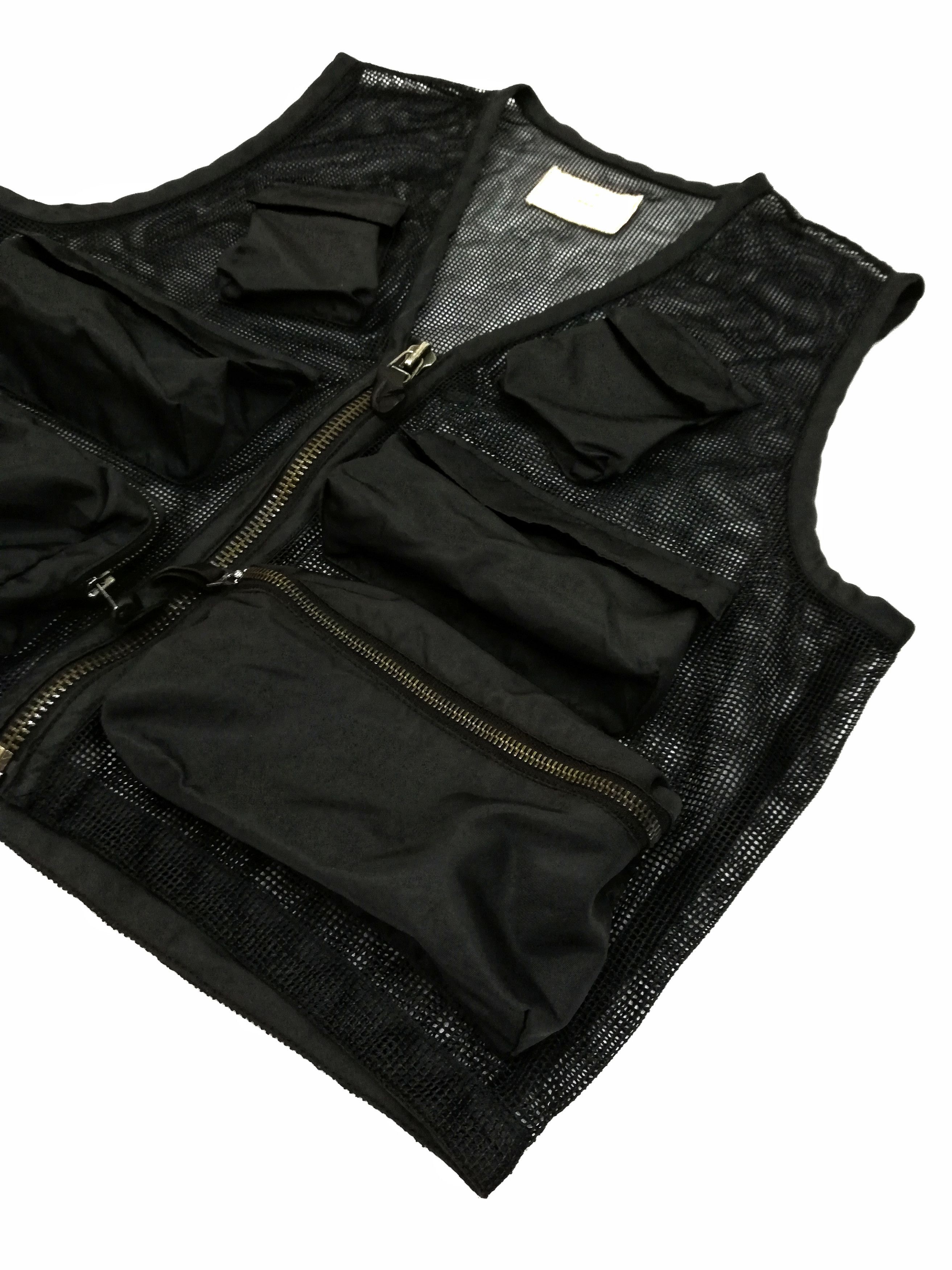 Vintage 🔥Tactical Utility Multi Pocket Mesh Survival Nylon Vest🔥 Size US M / EU 48-50 / 2 - 3 Thumbnail