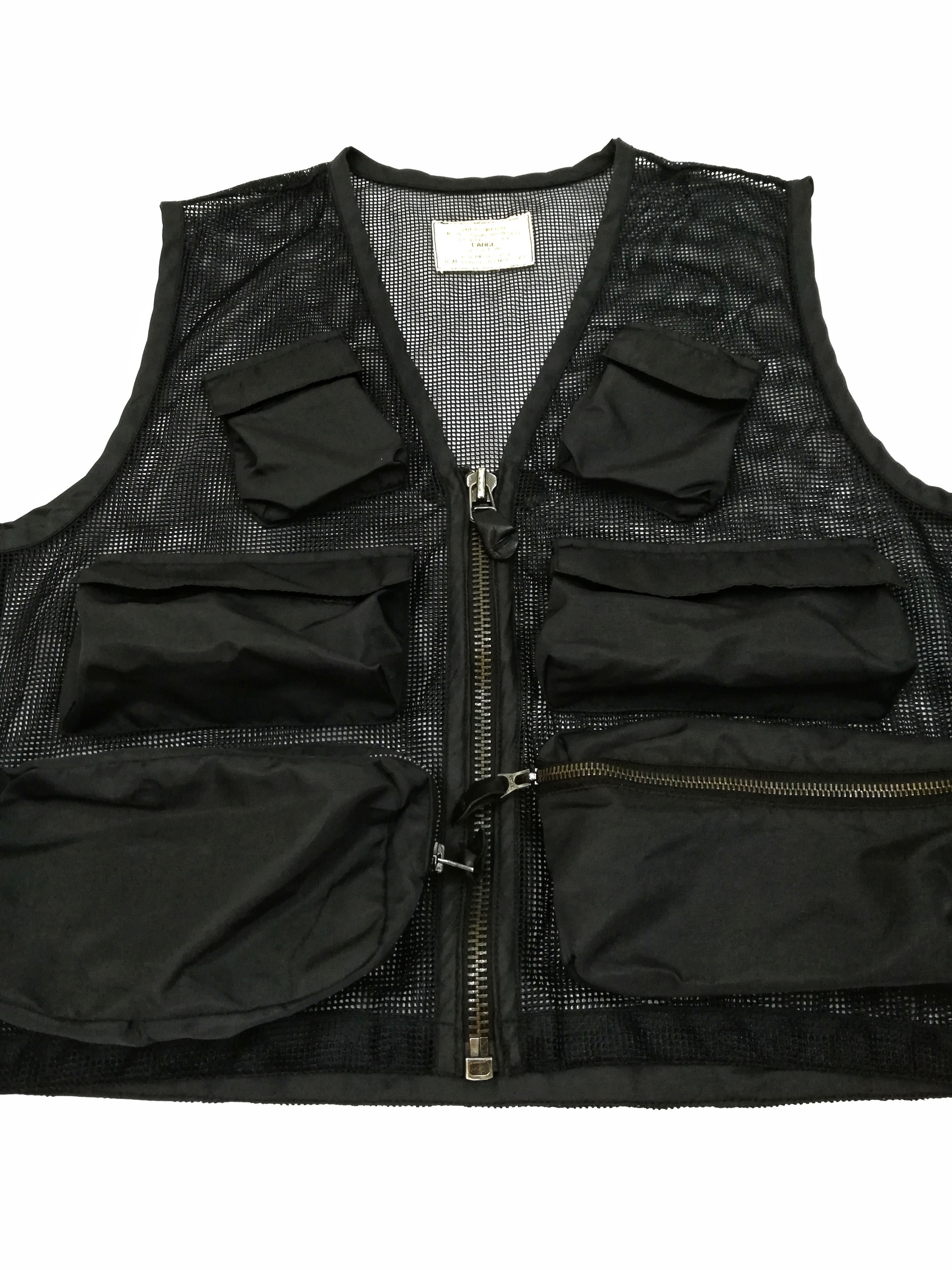 Vintage 🔥Tactical Utility Multi Pocket Mesh Survival Nylon Vest🔥 Size US M / EU 48-50 / 2 - 2 Thumbnail