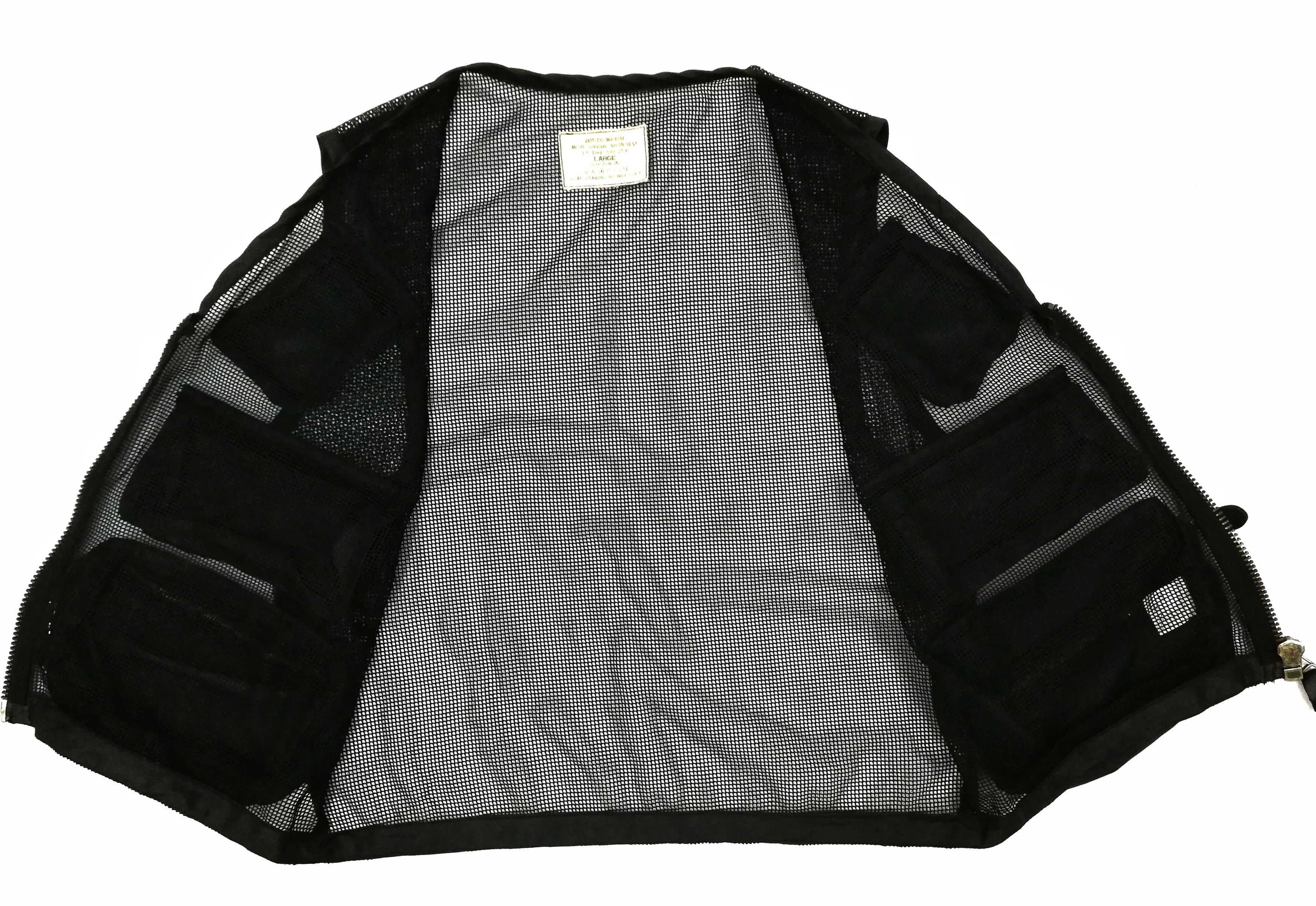 Vintage 🔥Tactical Utility Multi Pocket Mesh Survival Nylon Vest🔥 Size US M / EU 48-50 / 2 - 7 Thumbnail