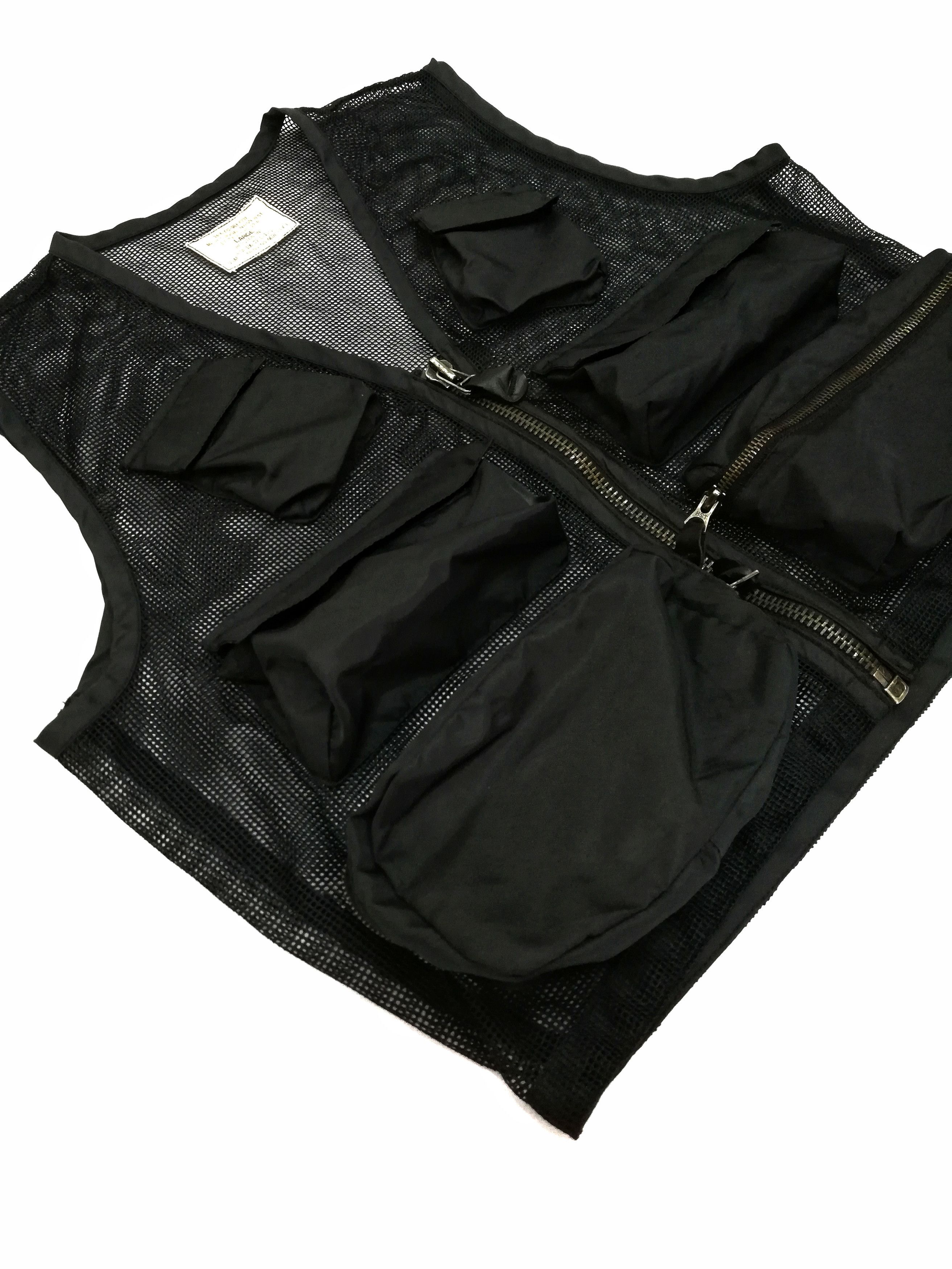 Vintage 🔥Tactical Utility Multi Pocket Mesh Survival Nylon Vest🔥 Size US M / EU 48-50 / 2 - 4 Thumbnail