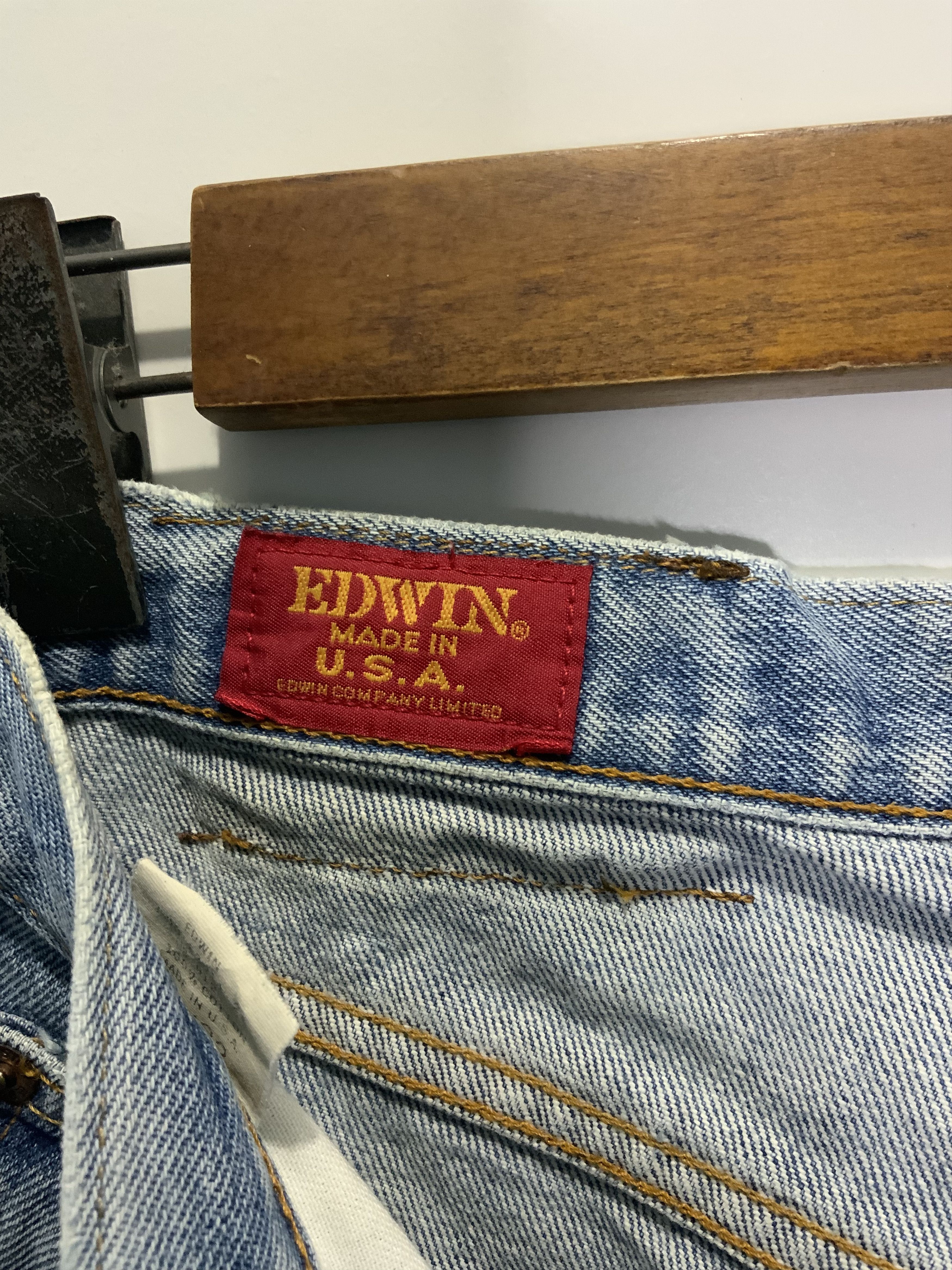 Edwin Edwin Light Wash Asid Distressed Denim Size US 34 / EU 50 - 23 Thumbnail