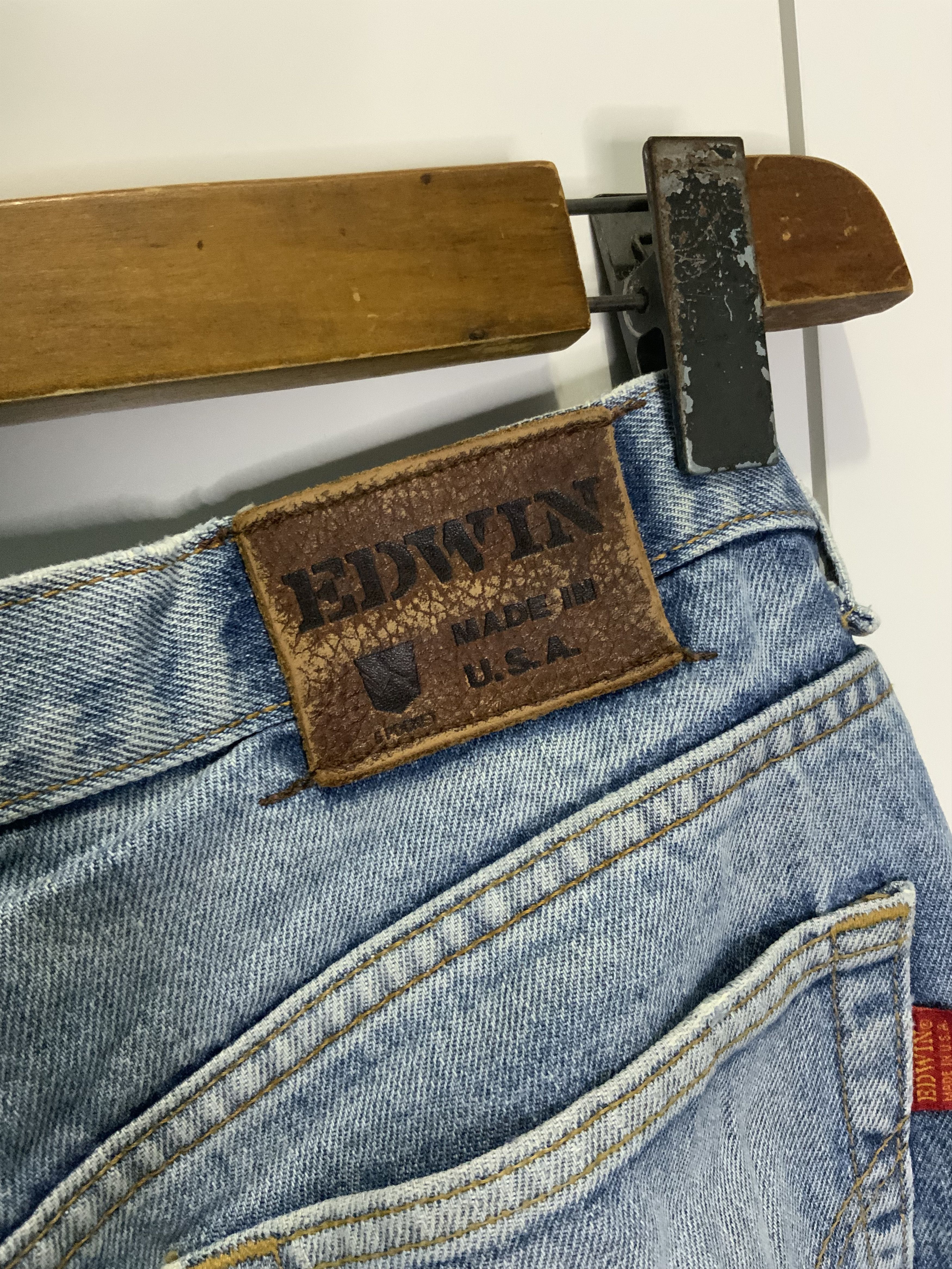 Edwin Edwin Light Wash Asid Distressed Denim Size US 34 / EU 50 - 22 Thumbnail