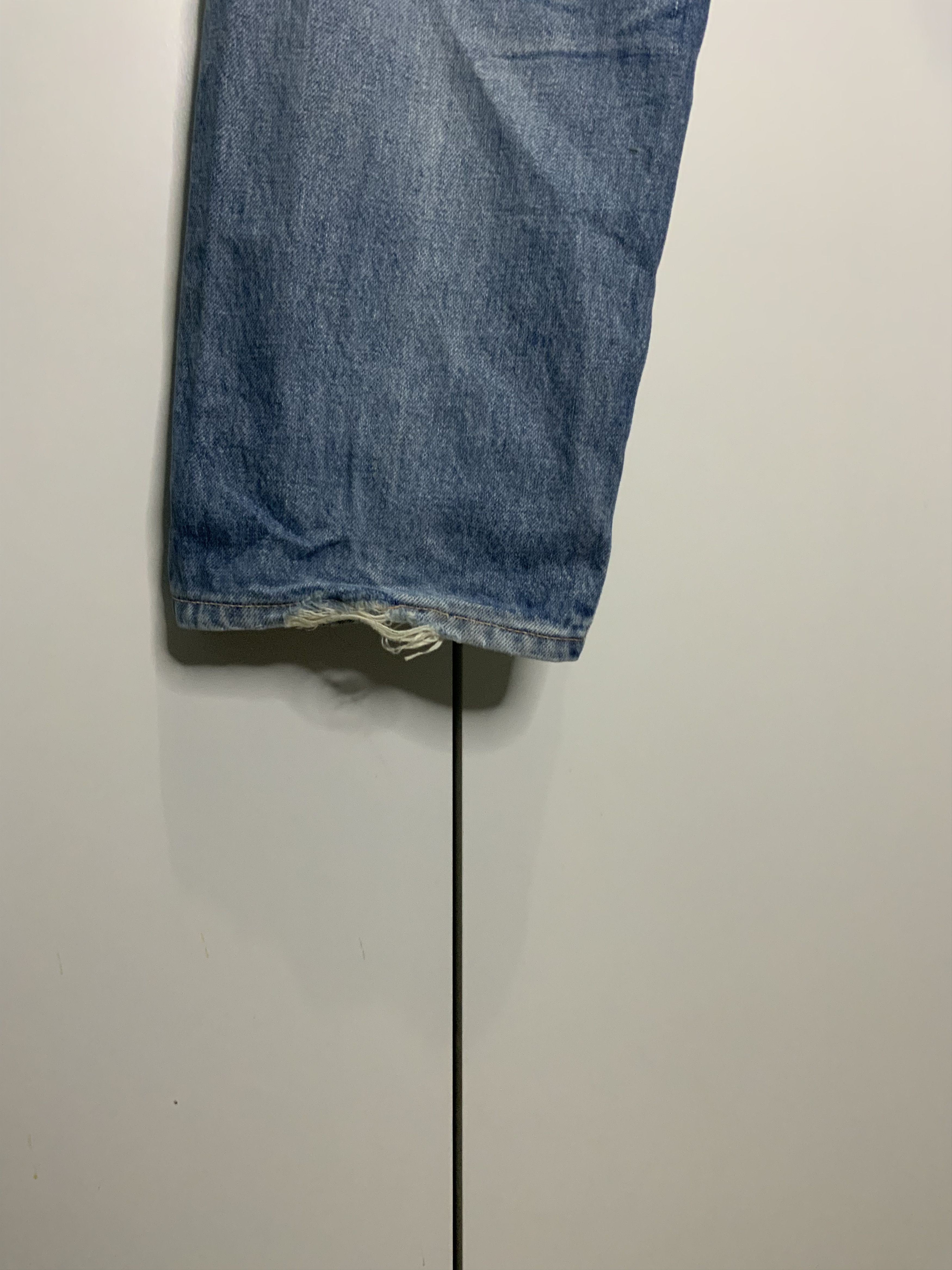 Edwin Edwin Light Wash Asid Distressed Denim Size US 34 / EU 50 - 17 Thumbnail