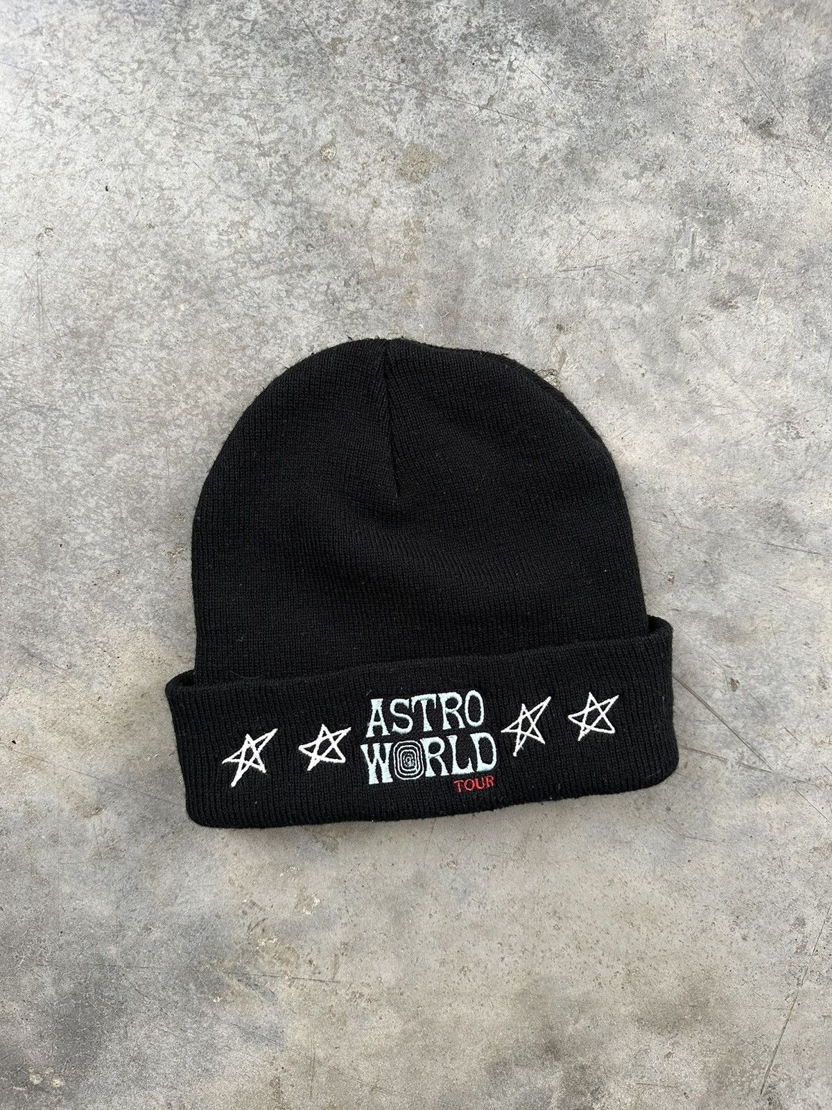 Travis Scott Travis Scott Astroworld Tour Wish You Were Here Beanie Size ONE SIZE - 1 Thumbnail