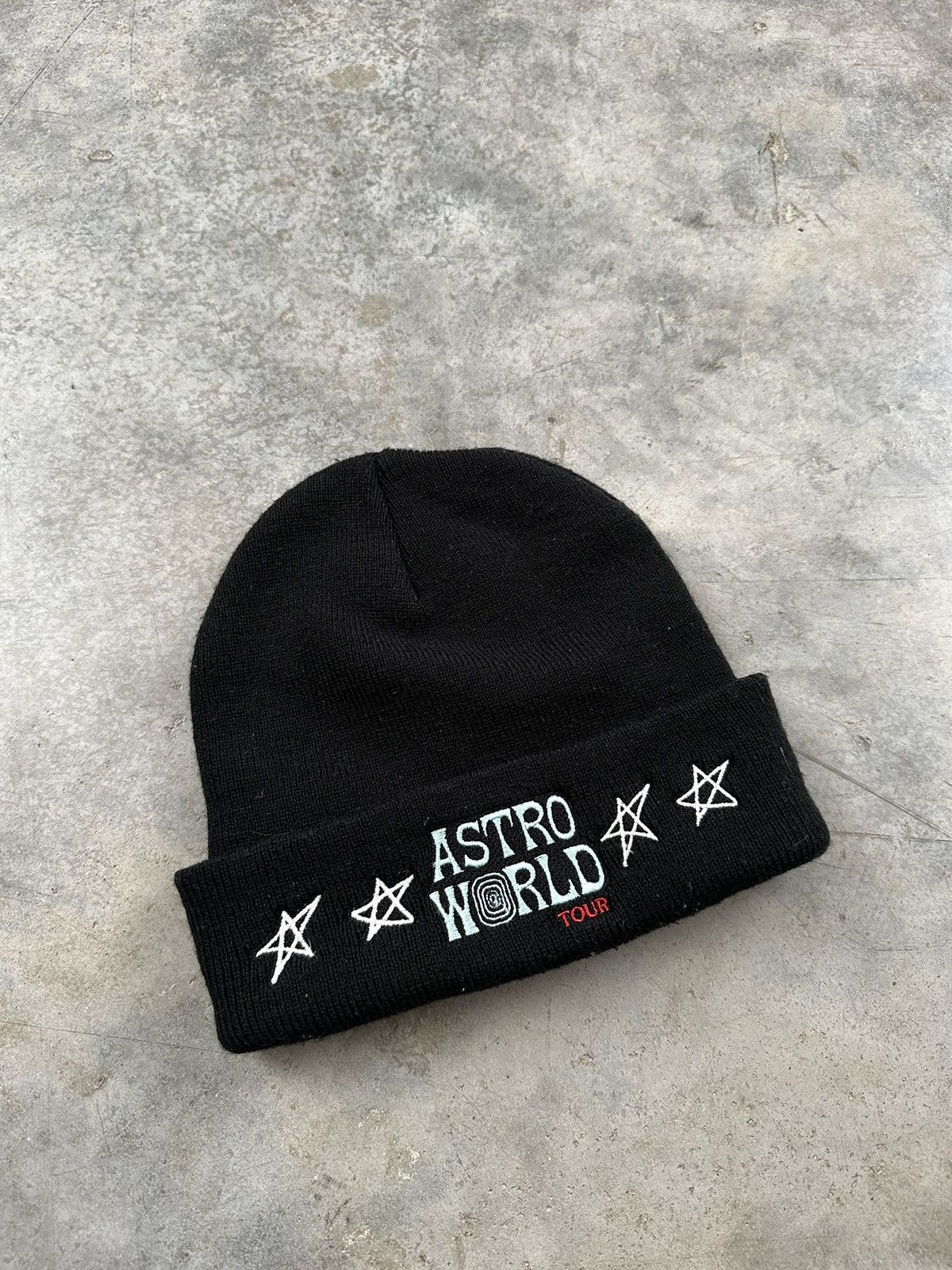 Travis Scott Travis Scott Astroworld Tour Wish You Were Here Beanie Size ONE SIZE - 2 Thumbnail