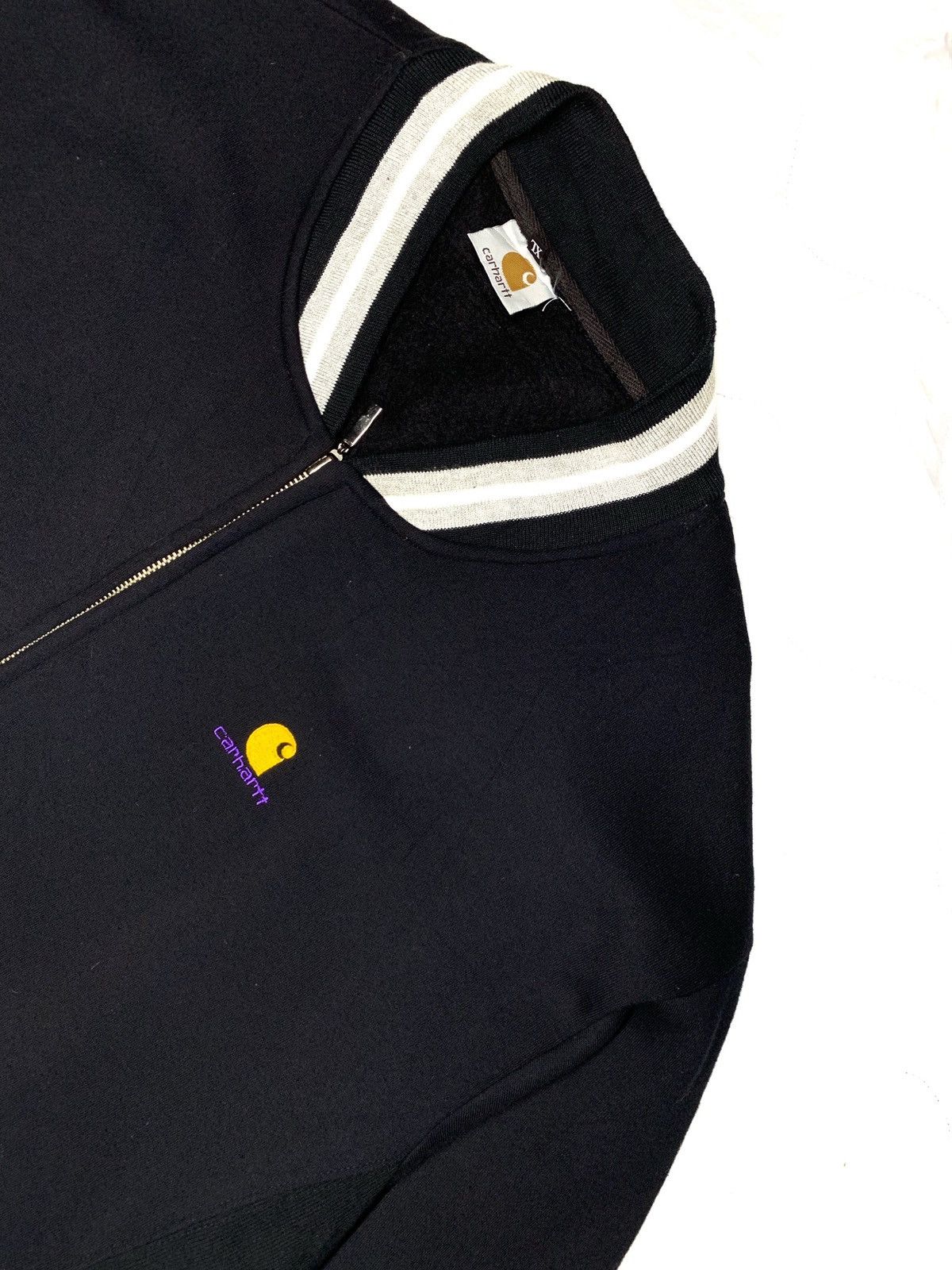 Carhartt 🔥 Vintage Carhartt Purple Label Sweaters Jacket Size US L / EU 52-54 / 3 - 1 Thumbnail