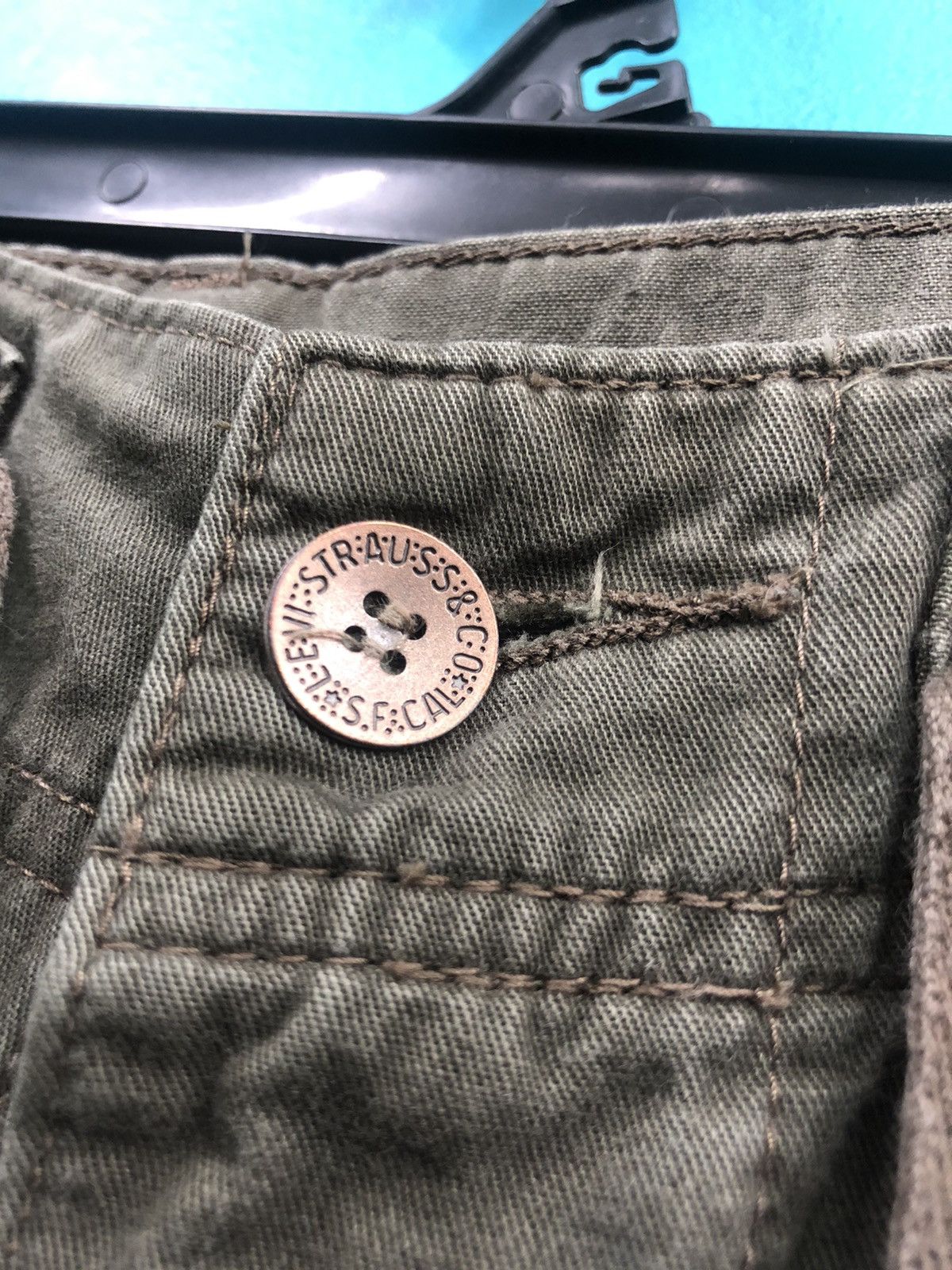 Levi's × Levi's Vintage Clothing × Seditionaries RARE Levis cargo pants pocket on knee size 33 Size US 33 - 7 Thumbnail