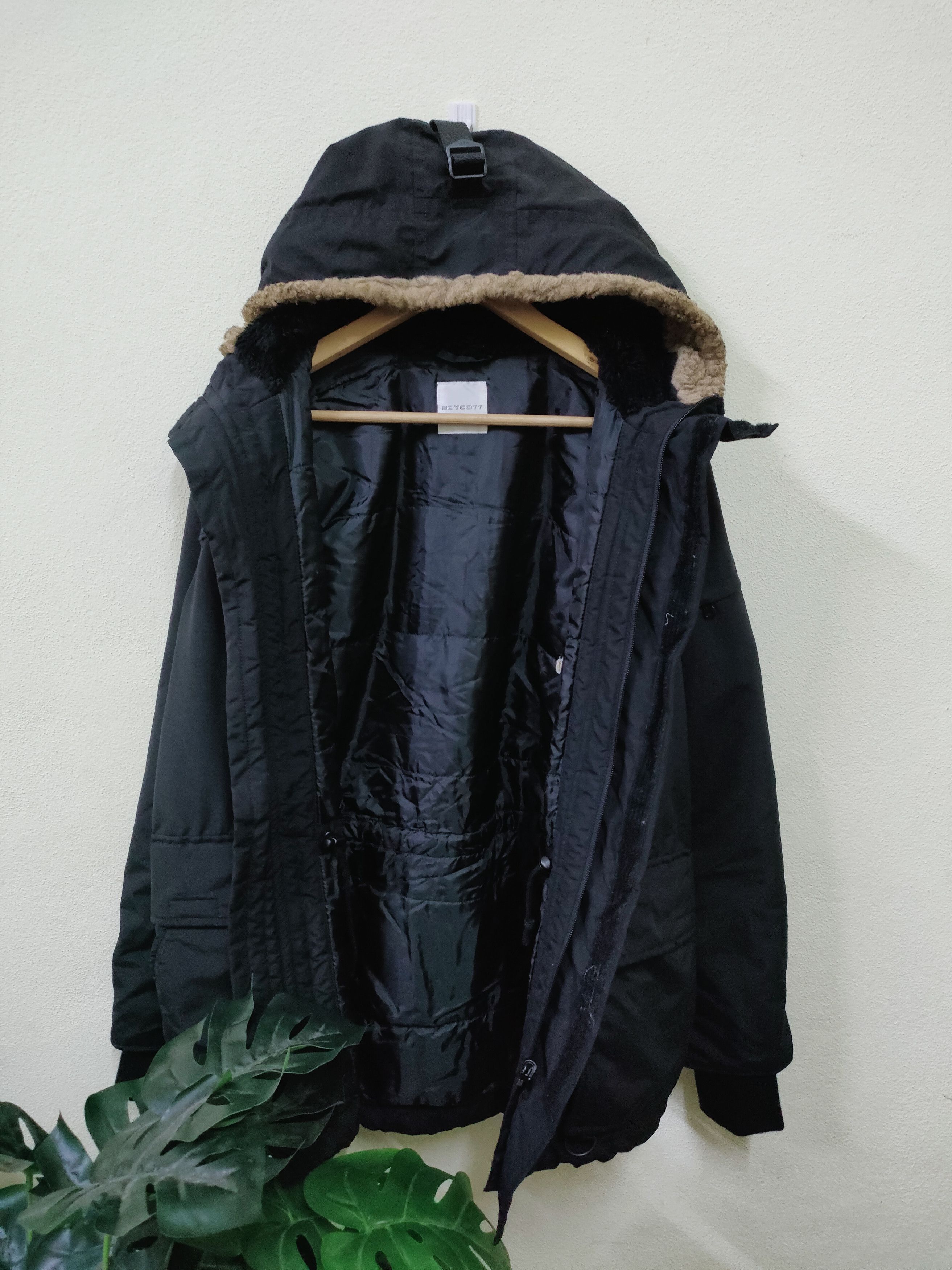 Boycott × Japanese Brand Boycott Military Style Fur Hoodie Size US M / EU 48-50 / 2 - 5 Thumbnail