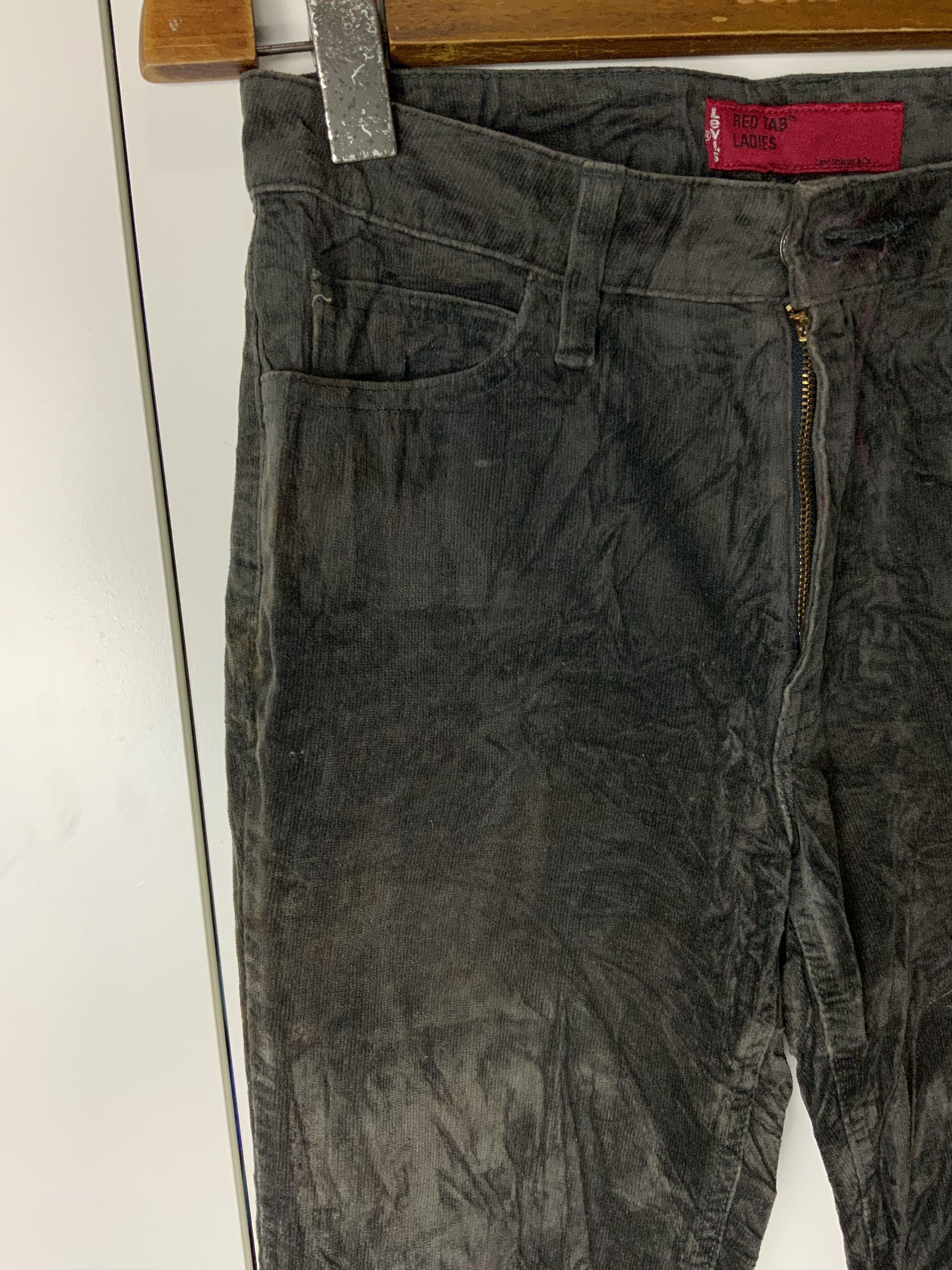 Japanese Brand Levi’s Red Tab Ladies Boot Cut Coduroi Jeans Size 29" - 10 Thumbnail